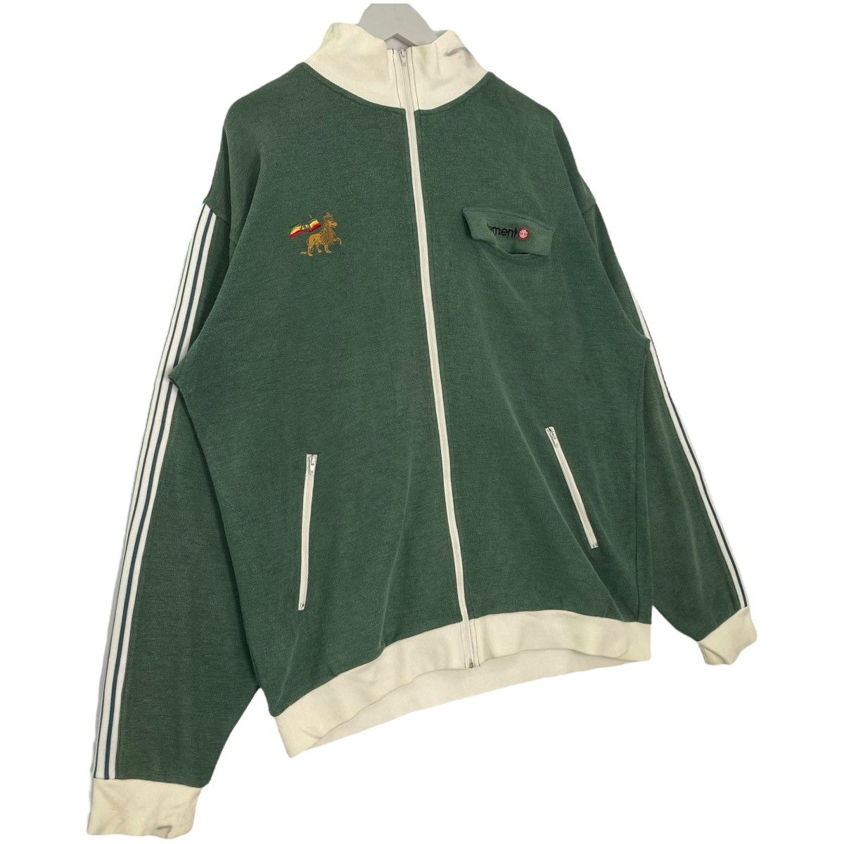 Vintage Vintage Element Hoodie Full Zip Sweater Green Size L Size US L / EU 52-54 / 3 - 3 Thumbnail