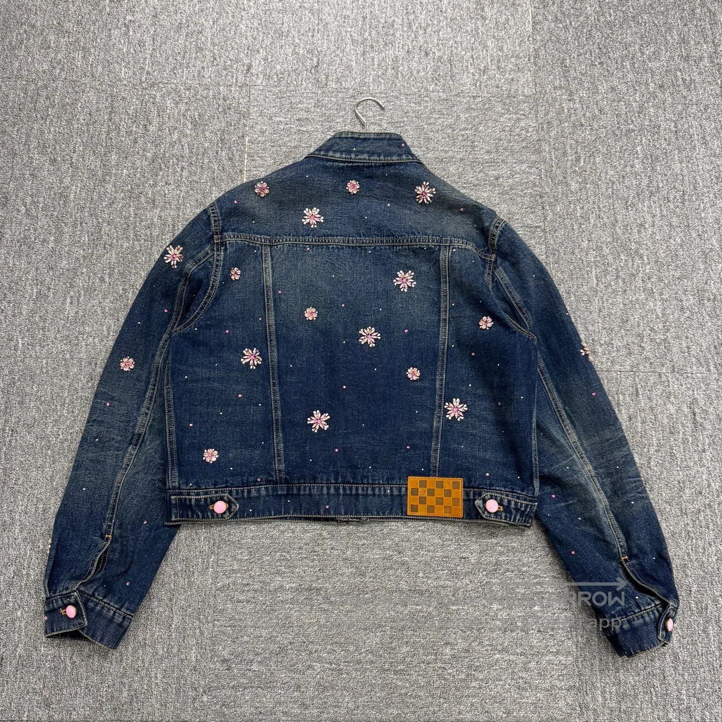 Louis Vuitton Louis Vuitton Nigo Cherry Blossom Water Diamond denim jack Size US M / EU 48-50 / 2 - 2 Thumbnail