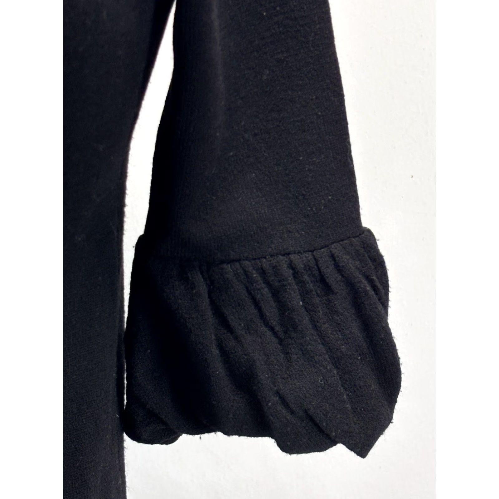 Theory Theory Wool Blend Knit Sweater Dress Sz Small Women’s Black Short Size S / US 4 / IT 40 - 6 Thumbnail