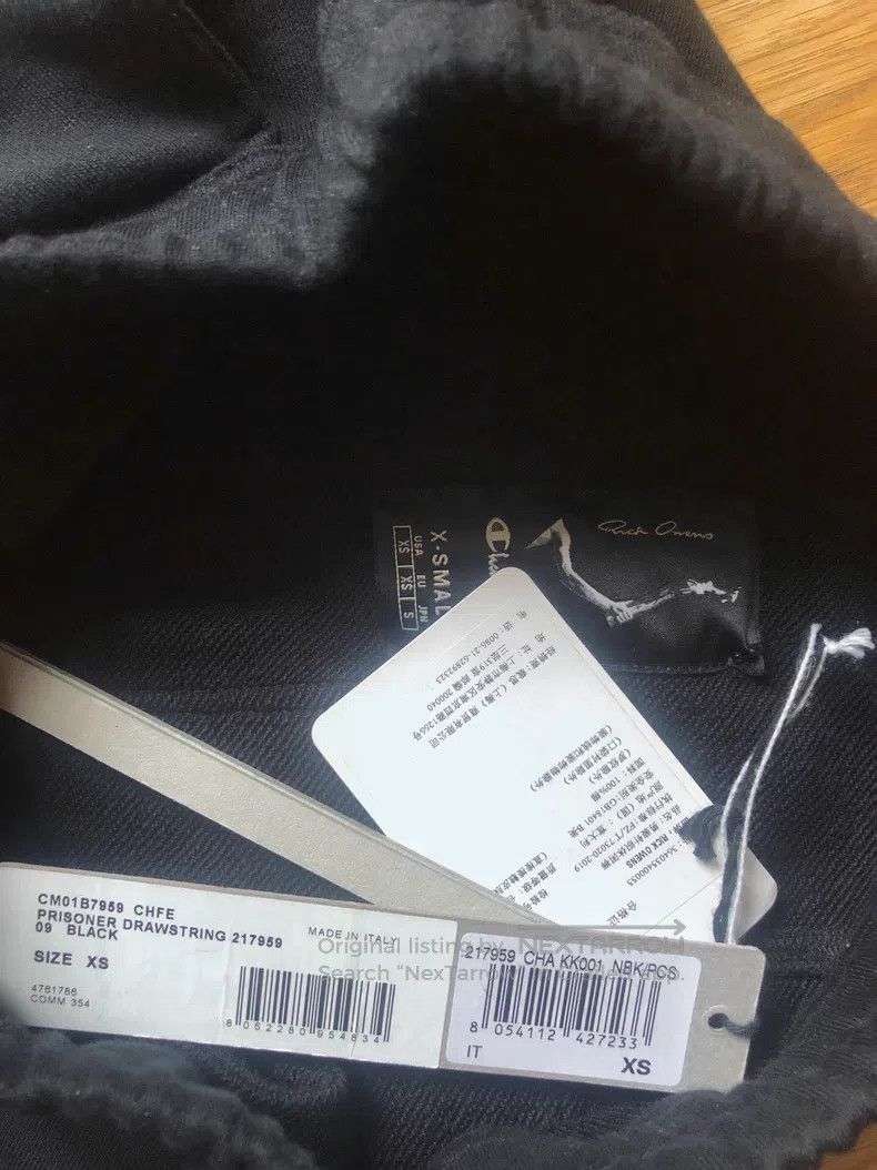 Rick Owens Rick Owens size xs Champion collaboration slouchy crotch pa Size US 28 / EU 44 - 7 Thumbnail