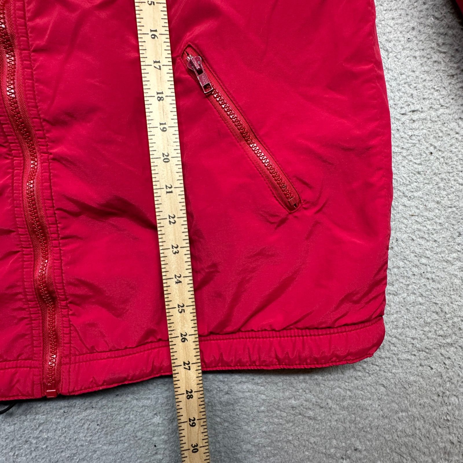 L.L. Bean VTG 90s LL Bean Warm-Up Jacket Womens XL Fleece Lined Red Size L / US 10 / IT 46 - 6 Thumbnail