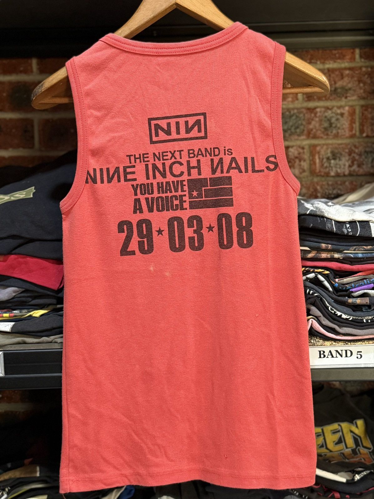 Band Tees Vintage Y2K Nine Inch Nails Tank Top Size US M / EU 48-50 / 2 - 2 Thumbnail