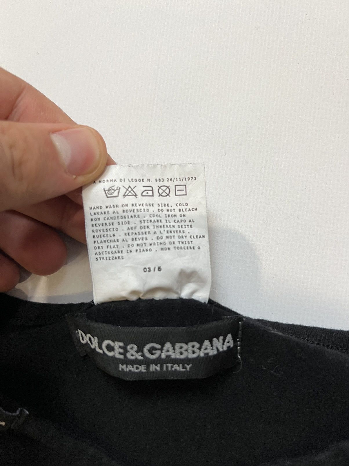 Dolce & Gabbana Vintage Dolce Gabbana D&G Black Sweatshirt Avant Garde Size US S / EU 44-46 / 1 - 4 Thumbnail