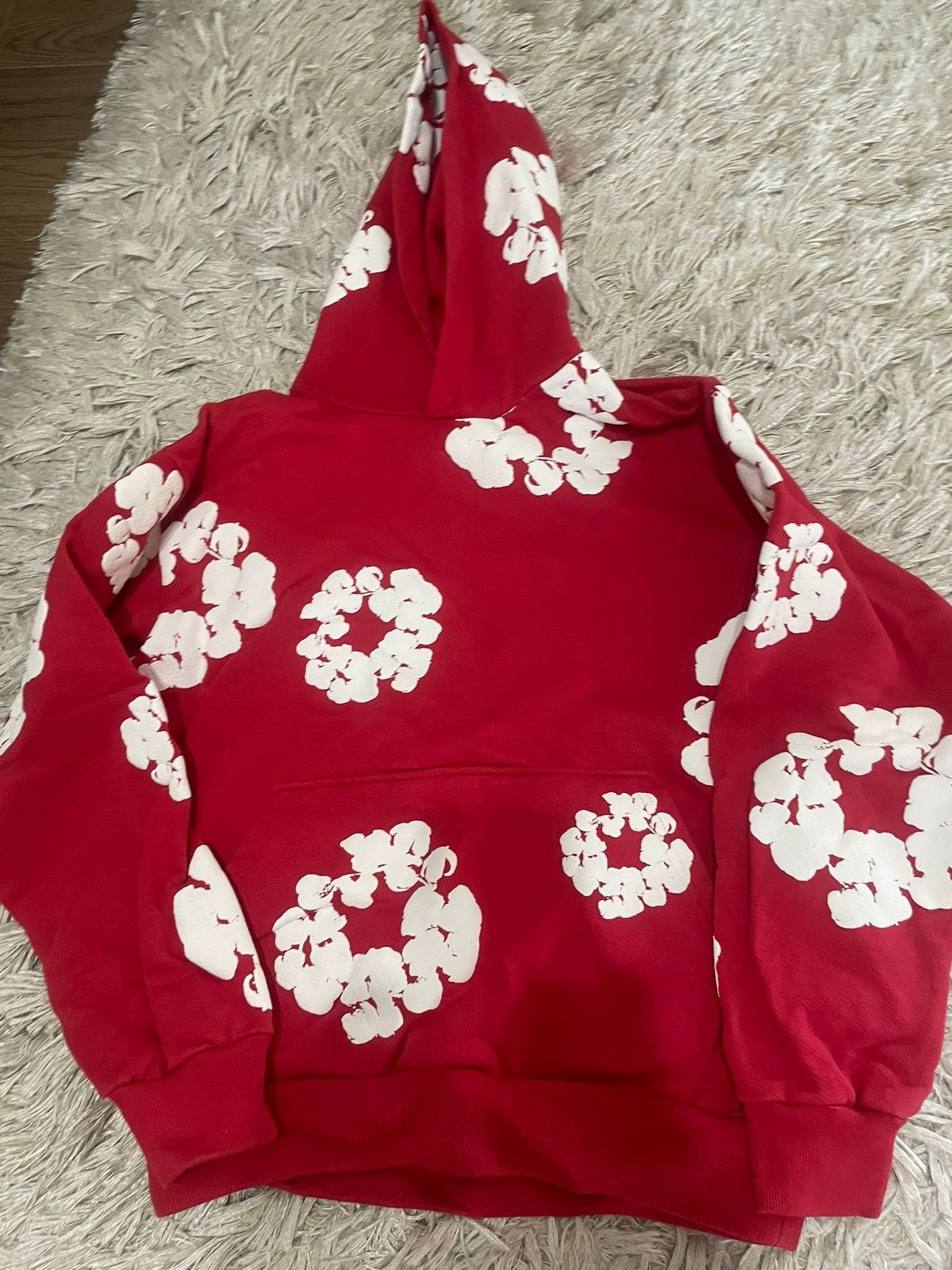 DENIM TEARS Denim Tears Hoodie Red Size US S / EU 44-46 / 1 - 5 Thumbnail
