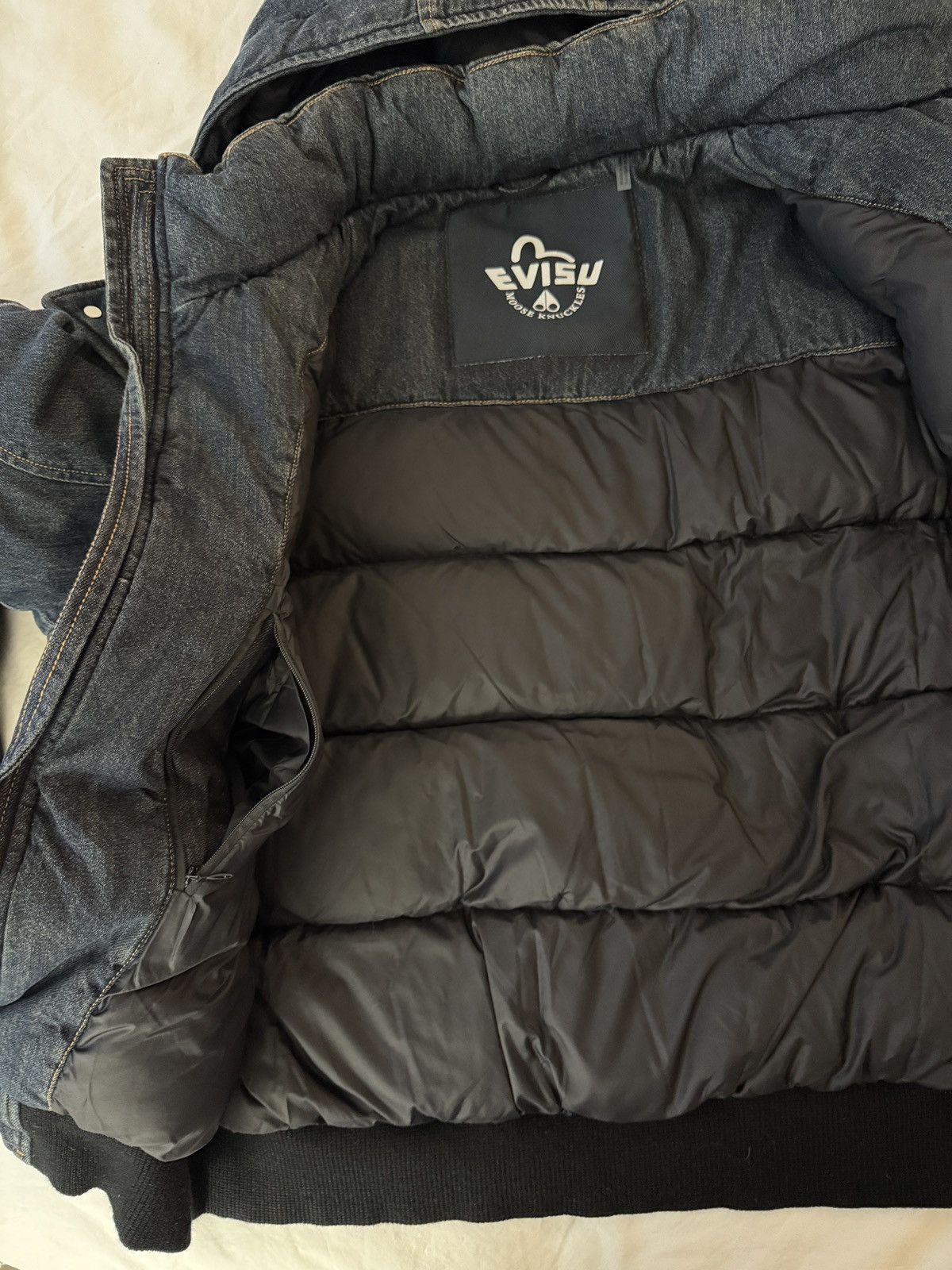 Moose Knuckles Moose Knuckles x Evisu Denim Bomber Size US L / EU 52-54 / 3 - 11 Thumbnail