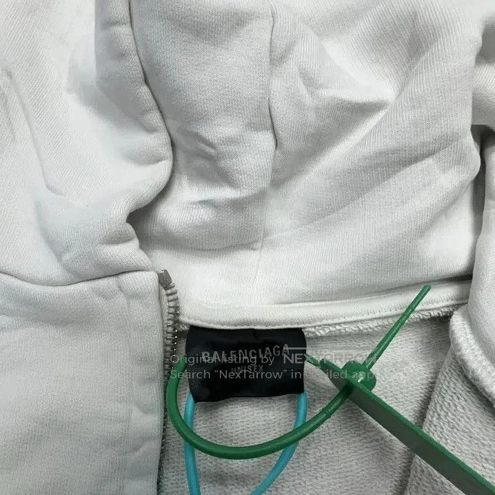 Balenciaga Balenciaga Logo Hooded Zip Sweatshirt. Size US L / EU 52-54 / 3 - 5 Thumbnail