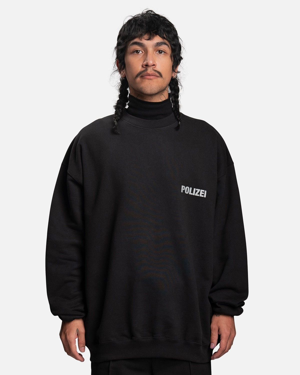 Vetements Vetements Polizei Sweater Black XL Size US XL / EU 56 / 4 - 1 Thumbnail