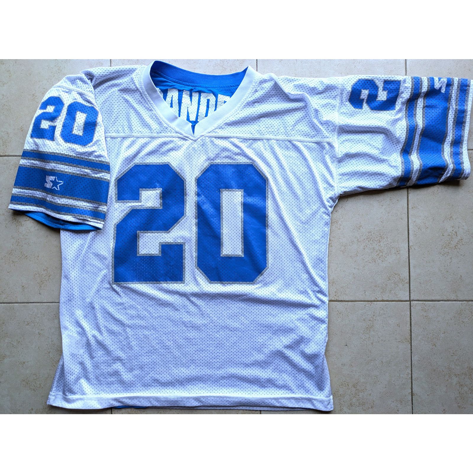 NFL × Starter Barry SANDERS 90s Detroit Lions Reversible jersey NFL vtg Size US L / EU 52-54 / 3 - 6 Thumbnail