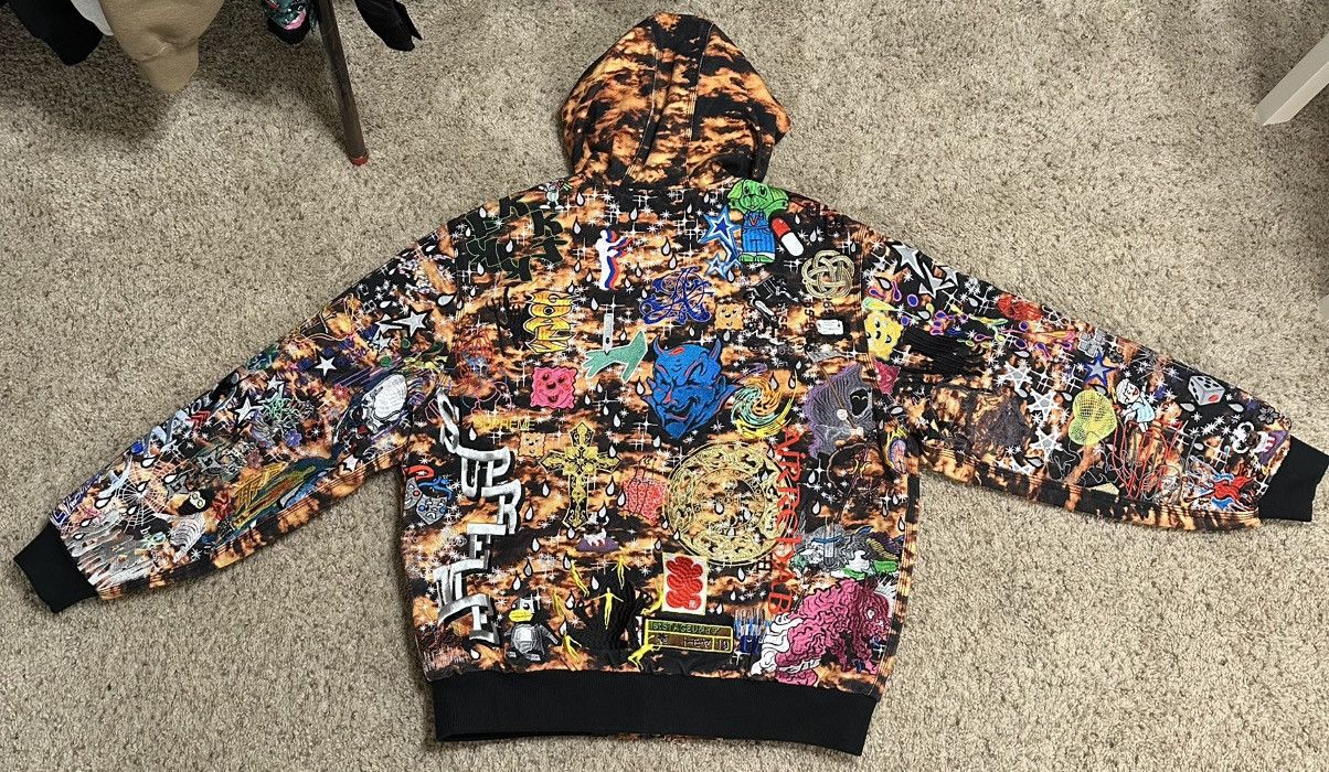 Supreme SUPREME AOI SS25 WORK JACKET SIZE MEDIUM FLAMES Size US M / EU 48-50 / 2 - 2 Thumbnail