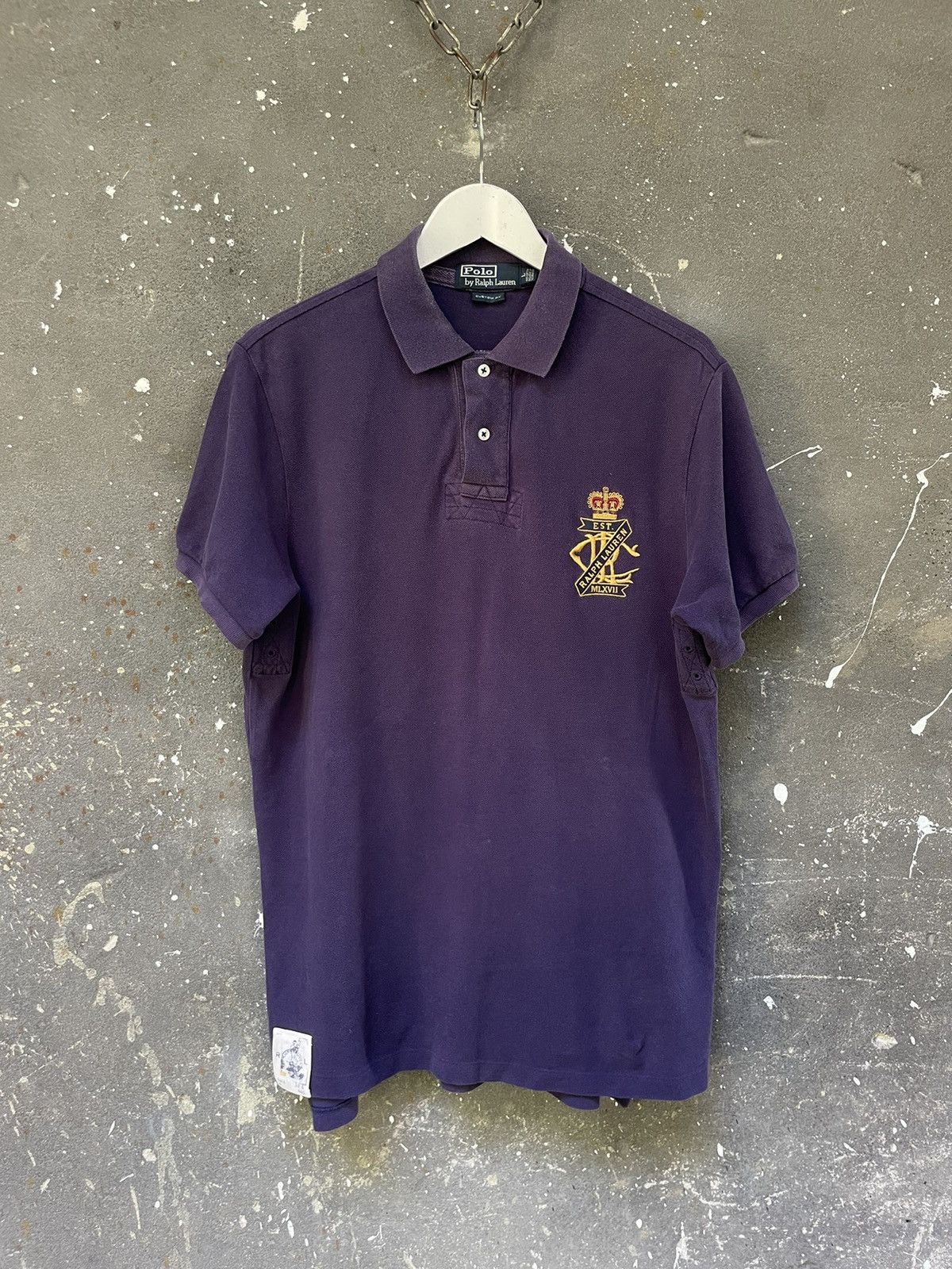 Polo Ralph Lauren Vintage 90’s Polo Ralph Lauren Rugby Polo Shirt Big Logo Size US L / EU 52-54 / 3 - 3 Thumbnail