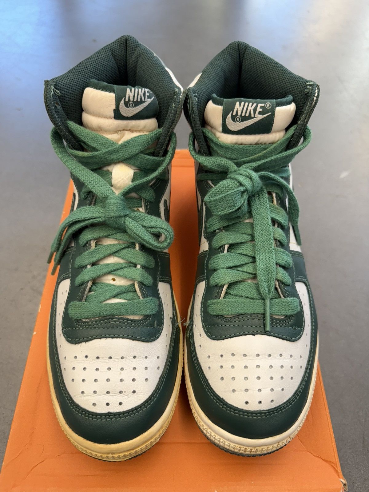 Nike 2008 Nike Terminator High Vintage Noble Green Size US 10 / EU 43 - 9 Thumbnail