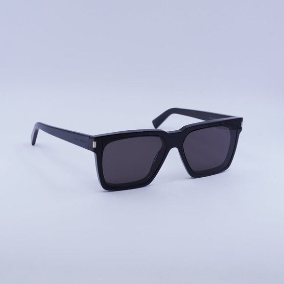Saint Laurent SL610 001 Sunglasses Black Square Frame