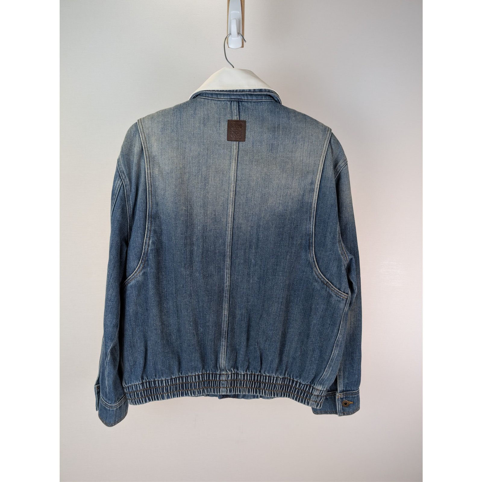 Loewe o1rshd1 Hybrid Denim Azul Zip-up Jacket in Blue Size US M / EU 48-50 / 2 - 15 Thumbnail