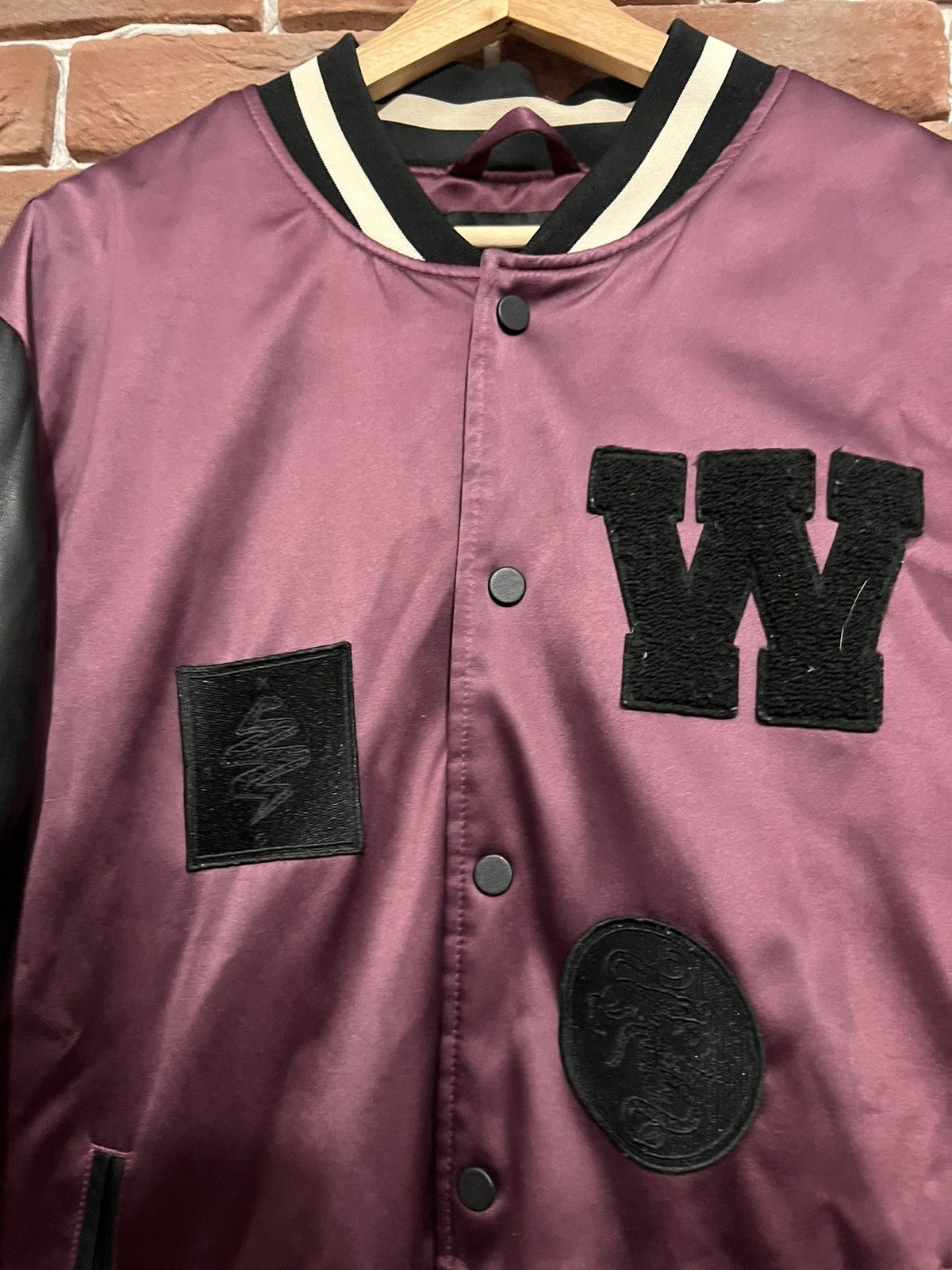 H&M The Weeknd XO Band Jacket Burgund Rare H&m Collab Streetwear Size US XL / EU 56 / 4 - 5 Thumbnail