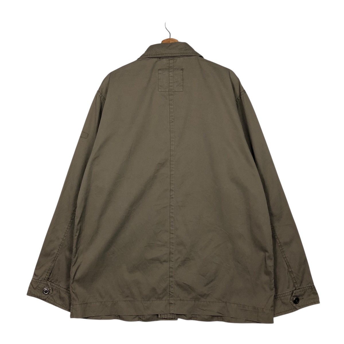 Japanese Brand Vintage Striped Wool Bomber Jacket Old Navy Issey Miyake Size US XL / EU 56 / 4 - 9 Thumbnail