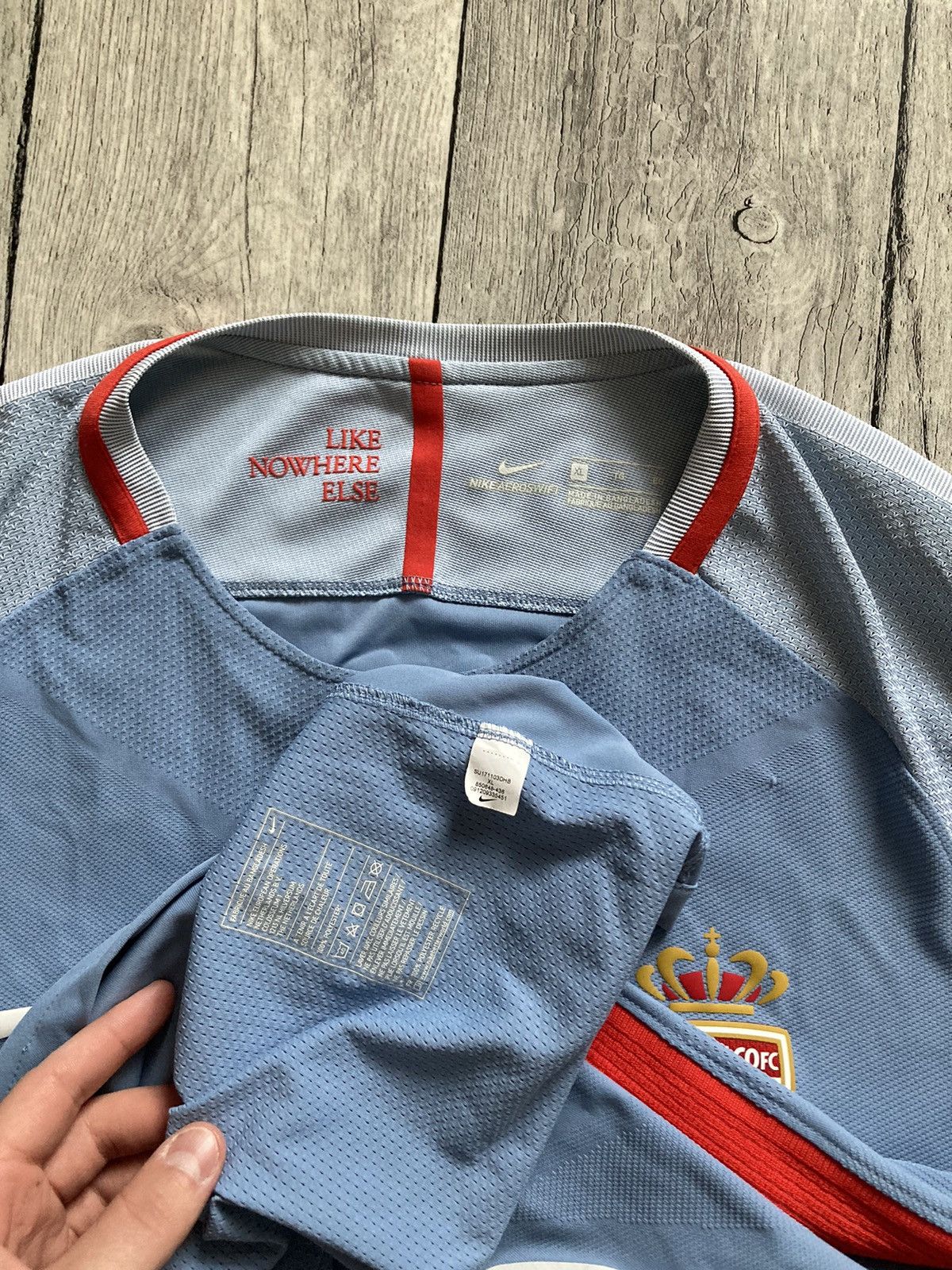 Nike Nike as Monaco player issue UCL soccer football jersey XL Size US XL / EU 56 / 4 - 11 Thumbnail