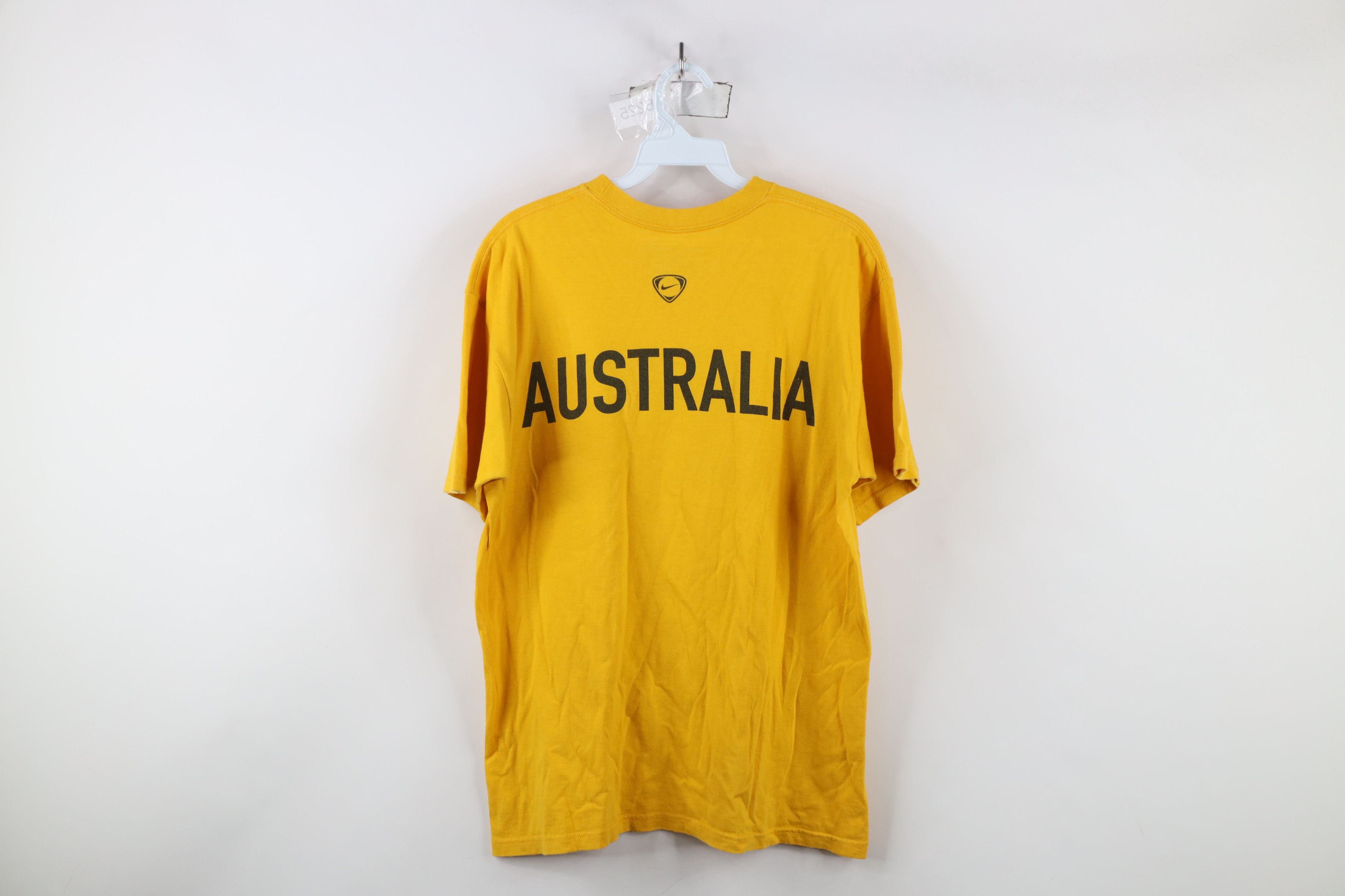 Nike × Vintage Vintage Nike Total 90 Center Swoosh Australia Soccer T-Shirt Size US S / EU 44-46 / 1 - 10 Thumbnail