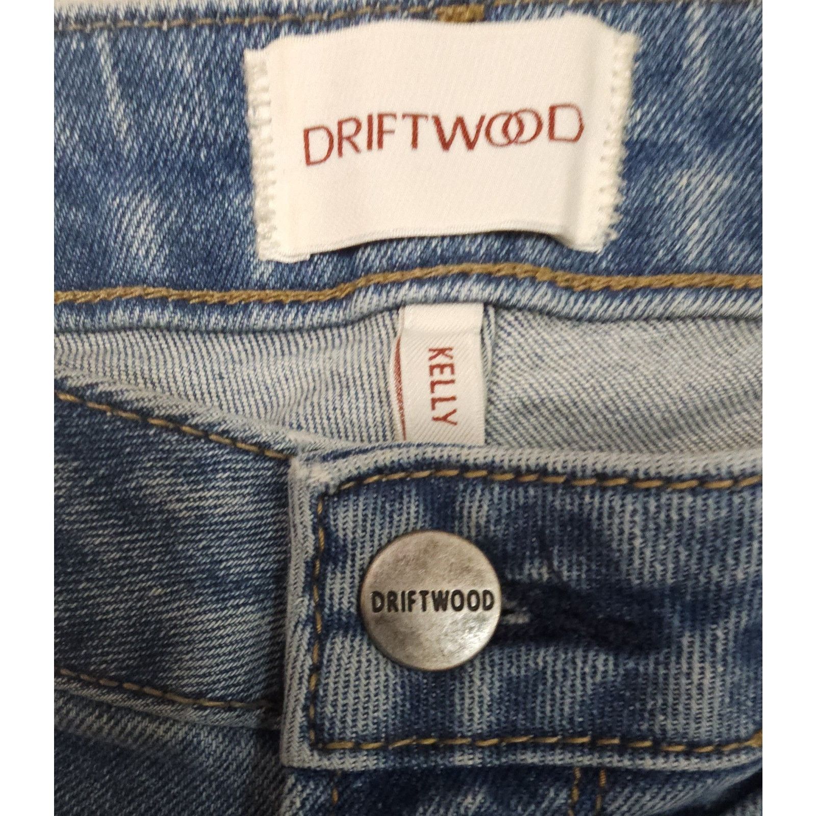 Other DRIFTWOOD Jeans Womens Size 27 Kelly Blue 28×32 Size 27" / US 4 / IT 40 - 5 Thumbnail