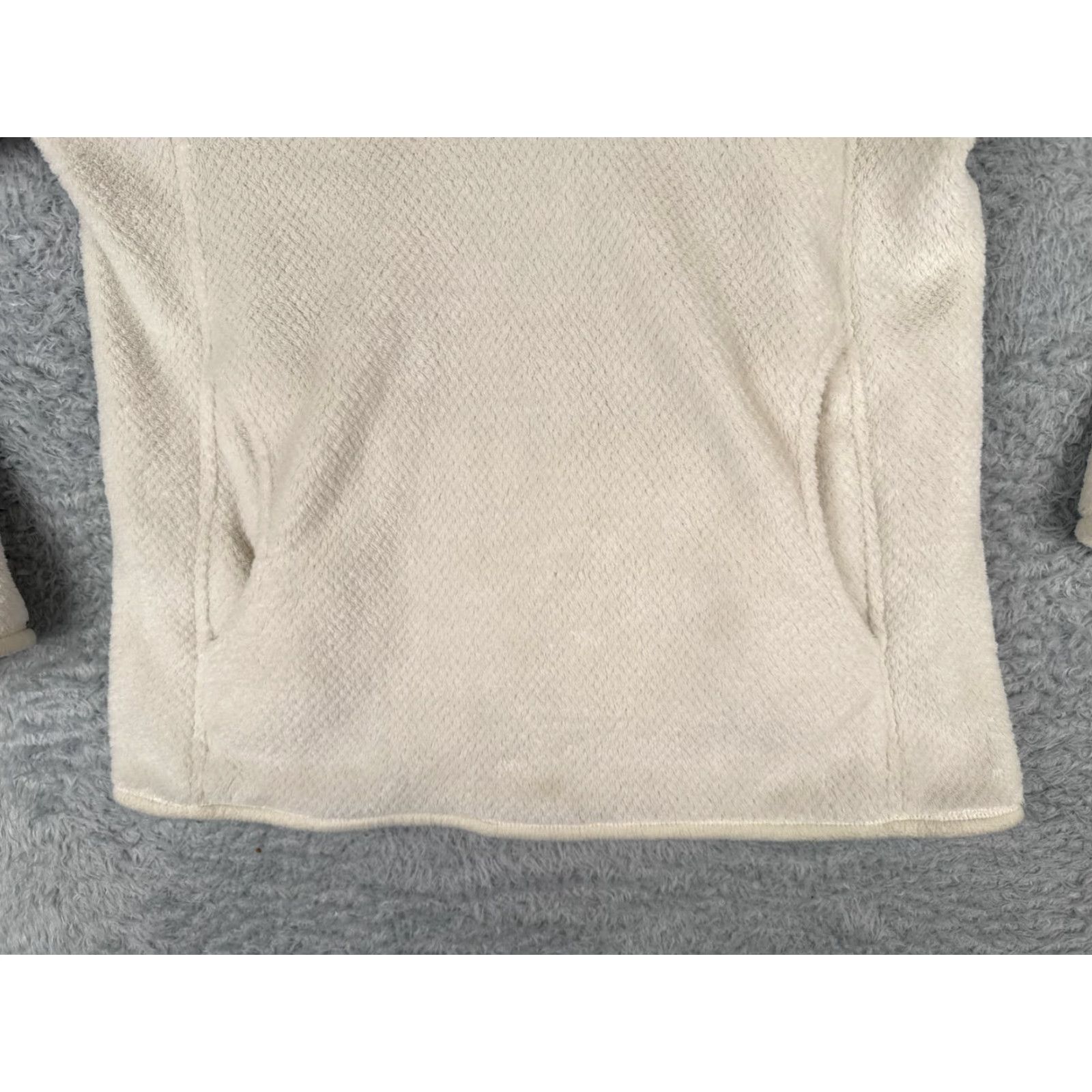 Patagonia Patagonia Sweater Womens Medium Beige Re-Tool Snap-T Pullover Mock Neck Fleece Sweatshirt Size M / US 6-8 / IT 42-44 - 5 Thumbnail