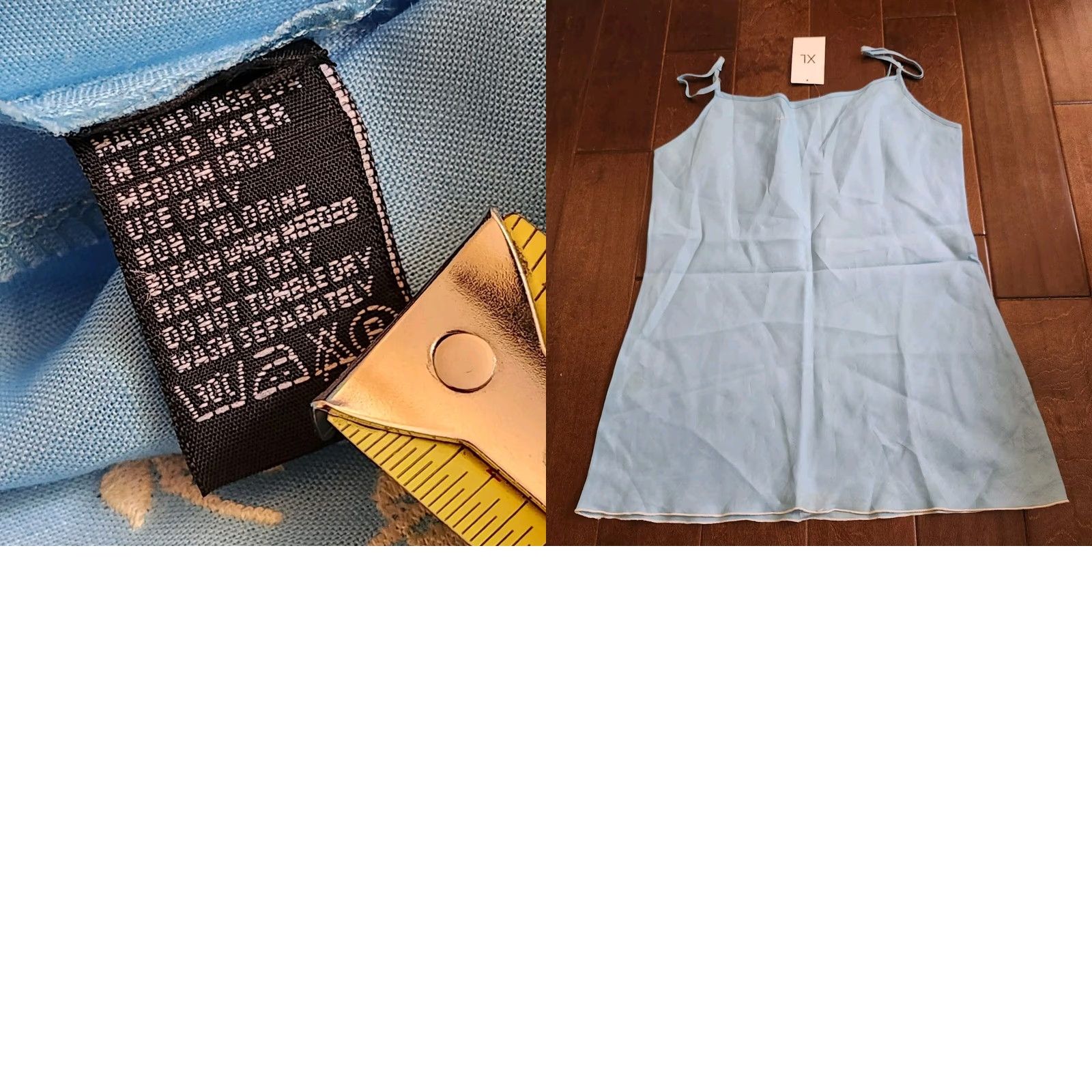Vintage Philosophy Tank Women XL Blue Flower Sleeveless NWT Regular Top Casual Travel Size XL / US 12-14 / IT 48-50 - 9 Thumbnail