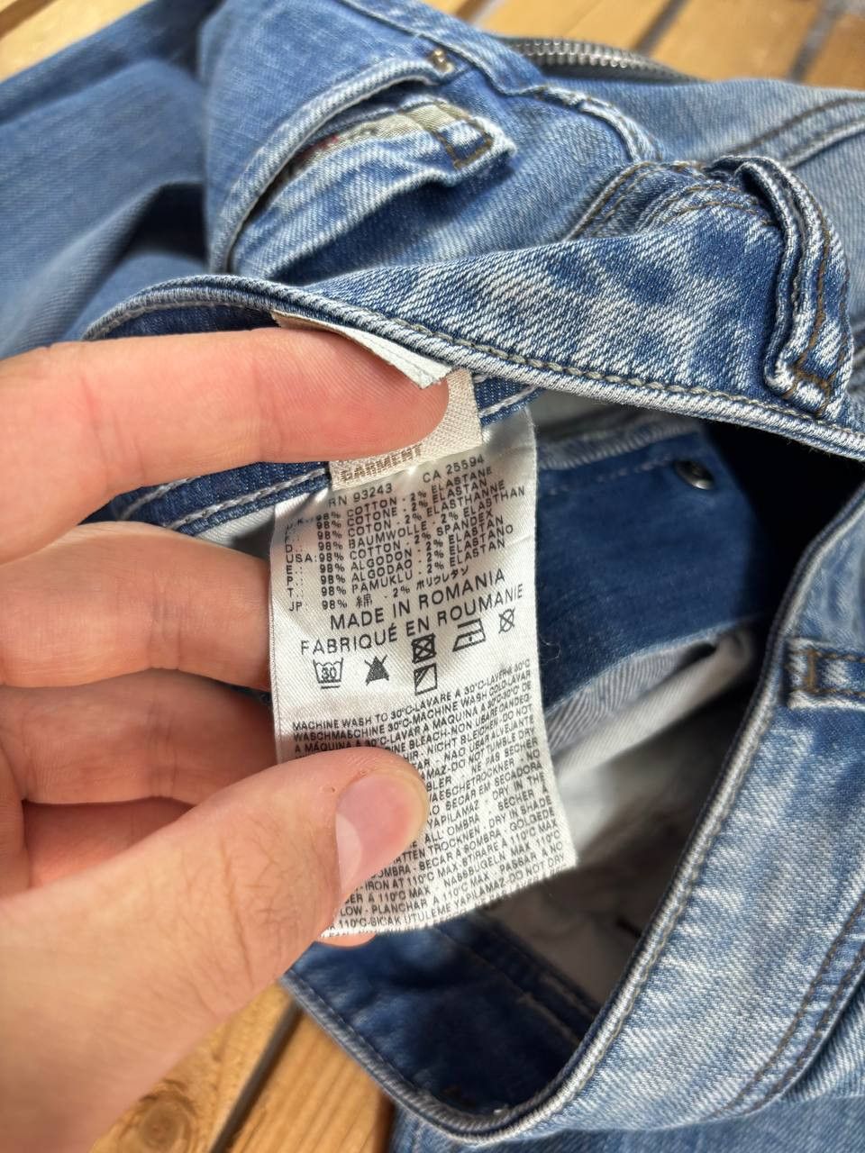 Diesel Diesel Poiak Selvedge Washed Lampo Zip Pockets Denim Jeans Size US 31 - 15 Thumbnail