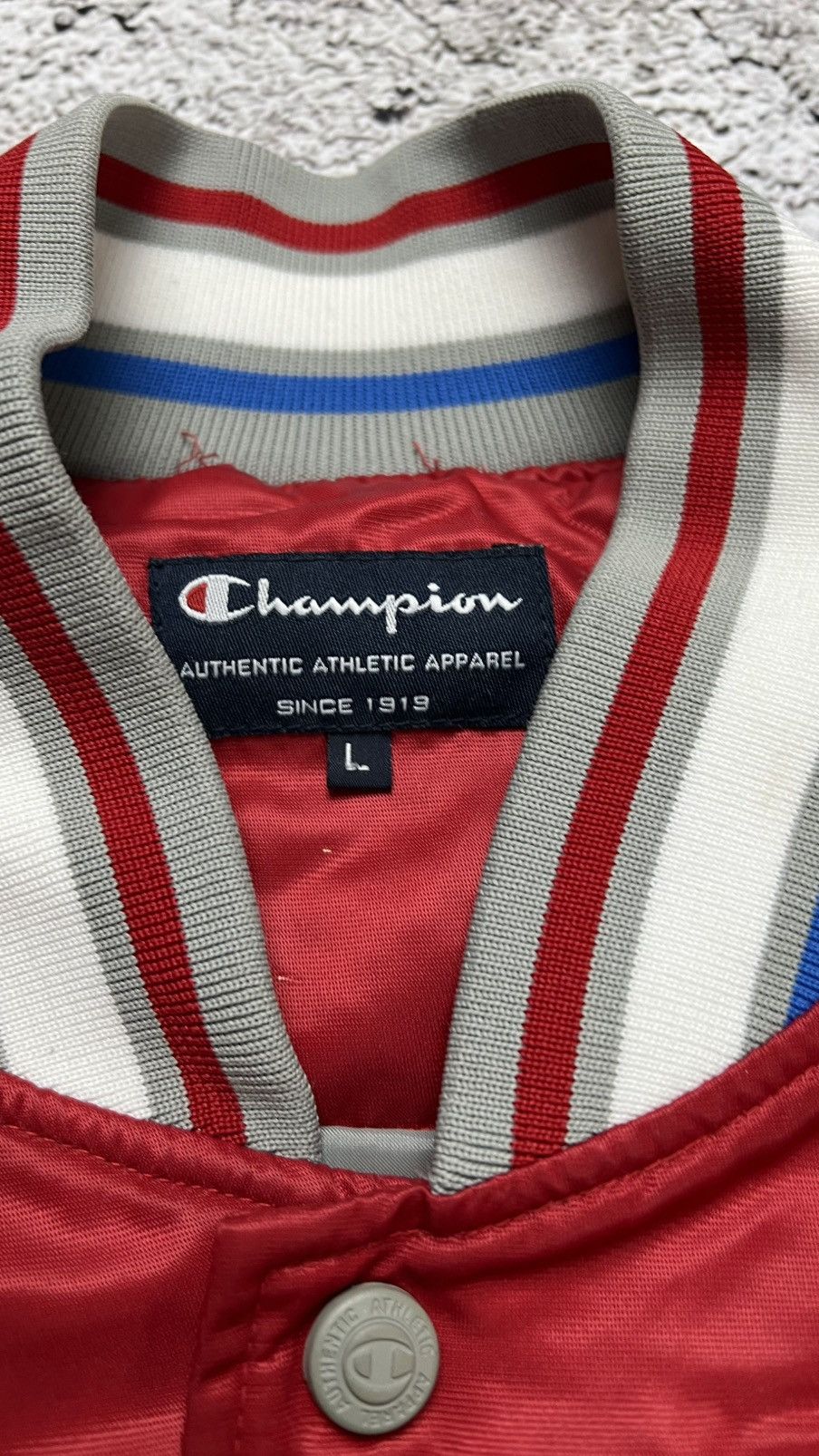 Champion Early 00’s Philadelphia 76ers sixers champion bomber jacket Size US L / EU 52-54 / 3 - 14 Thumbnail