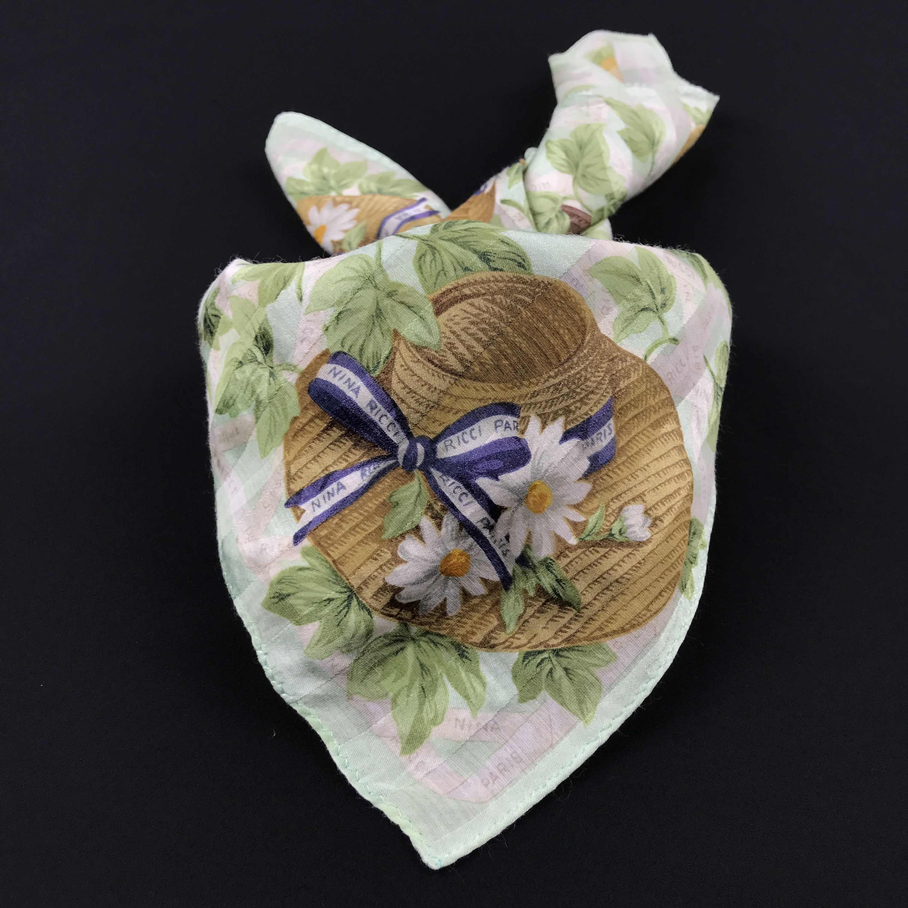 Designer × Japanese Brand × Vintage Vintage Nina Ricci Bandana Neckerchief Handkerchief Size ONE SIZE - 4 Thumbnail
