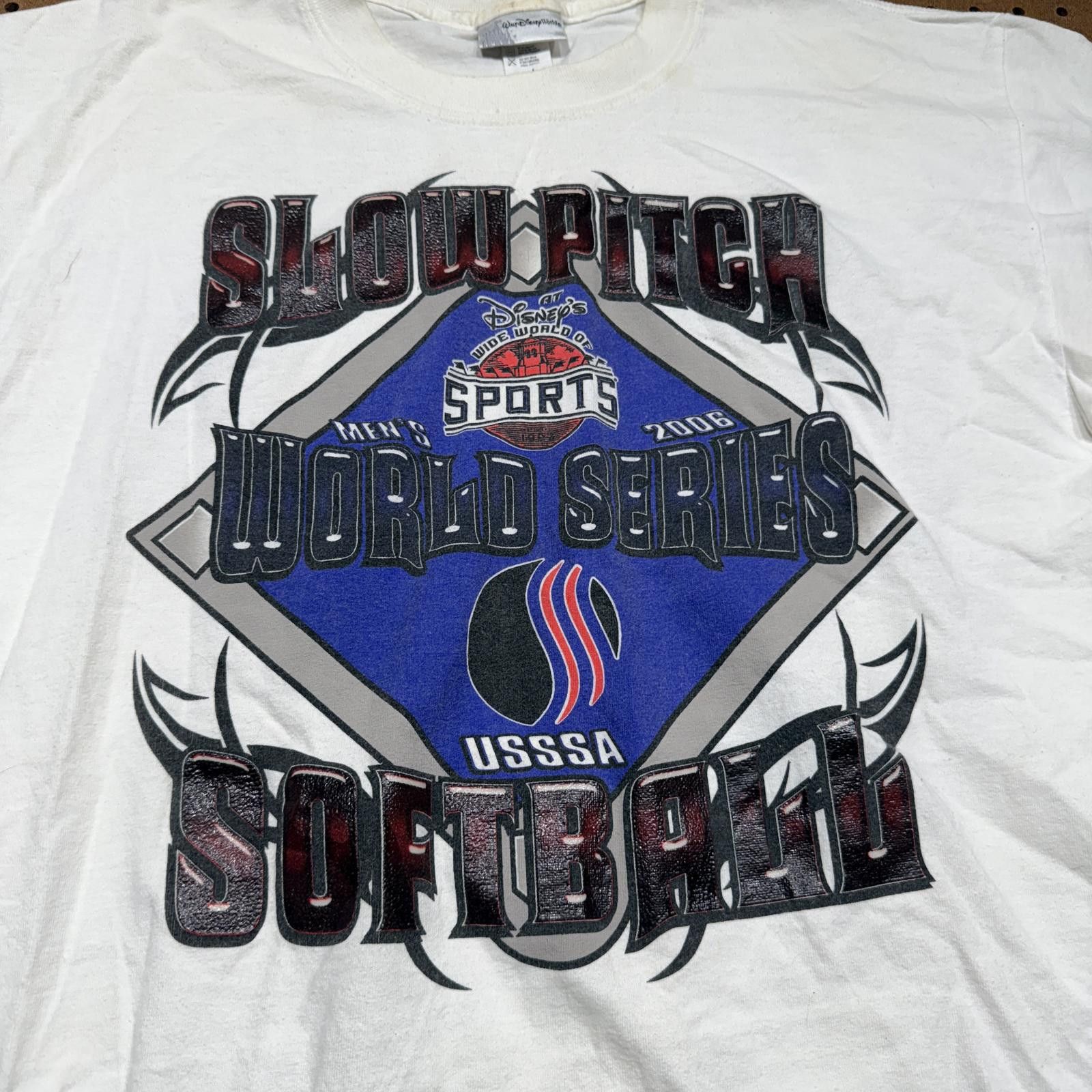Disney Disney World Slow Pitch Softball World Series USSSA T-Shirt Size US L / EU 52-54 / 3 - 5 Thumbnail