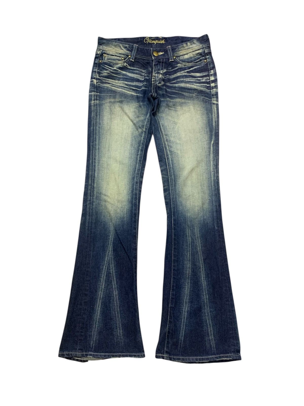 Vanquish Gimmick Flare Vanquish Gold Washed Denim Size US 30 / EU 46 - 1 Thumbnail