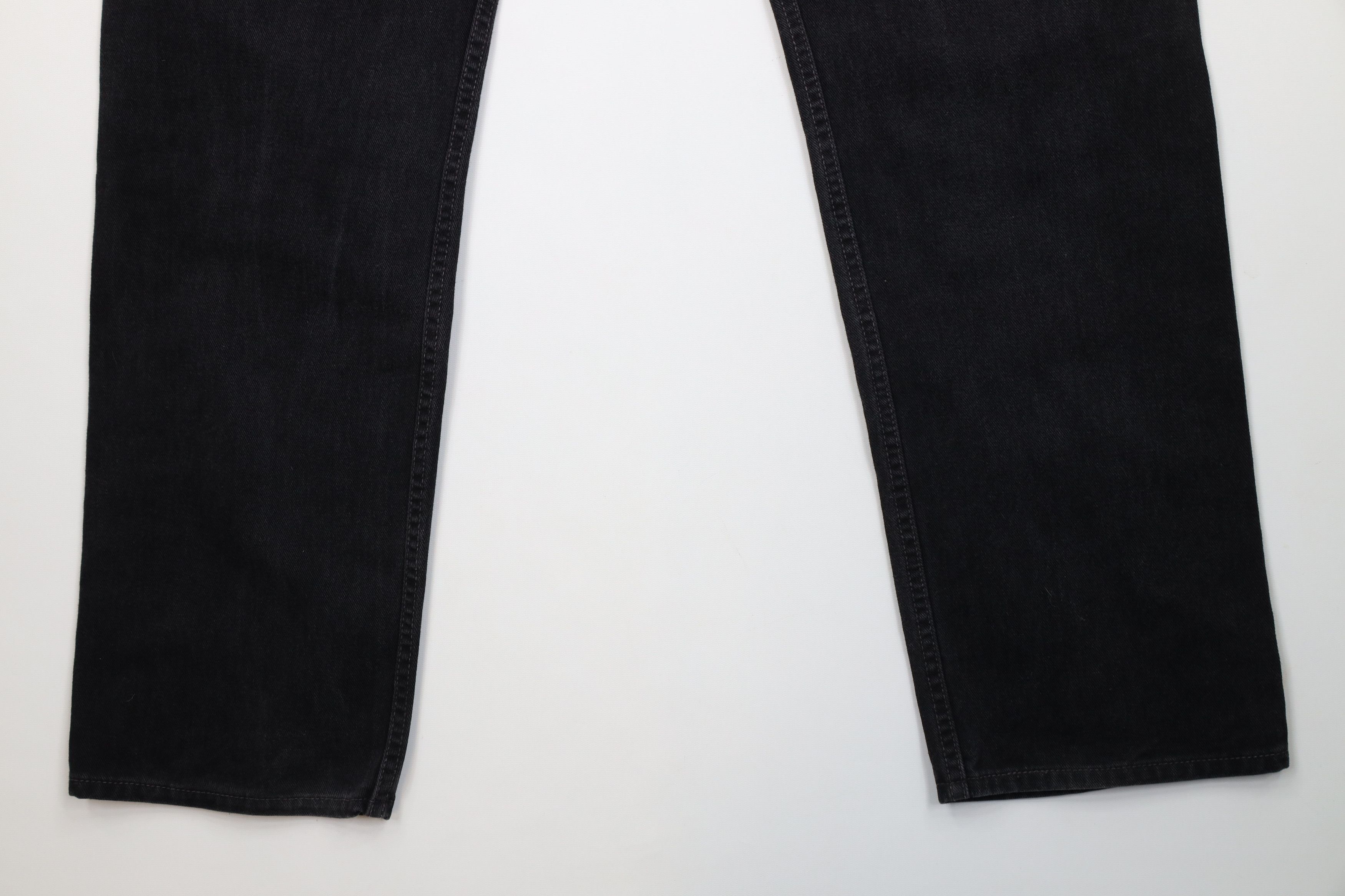 Levi's Vintage Y2K Levis 505 Straight Leg Denim Jeans Black USA Size US 38 / EU 54 - 13 Thumbnail