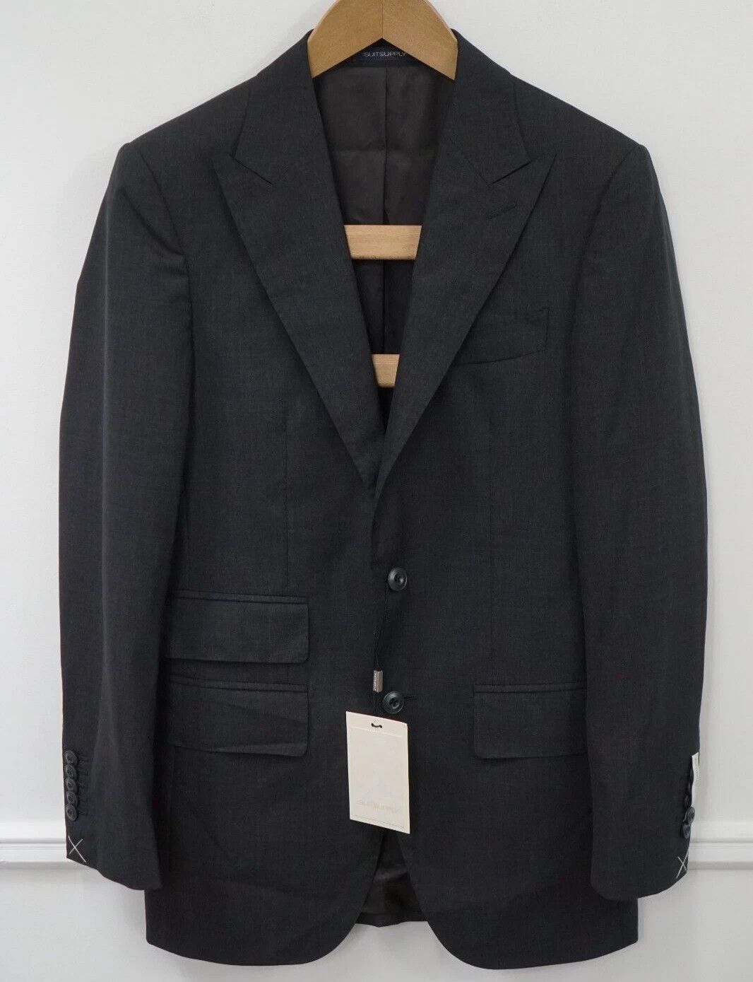 Suitsupply Men Suitsupply Blazer Washongton Peak Vitale Barberis US34 Size 34R - 1 Thumbnail