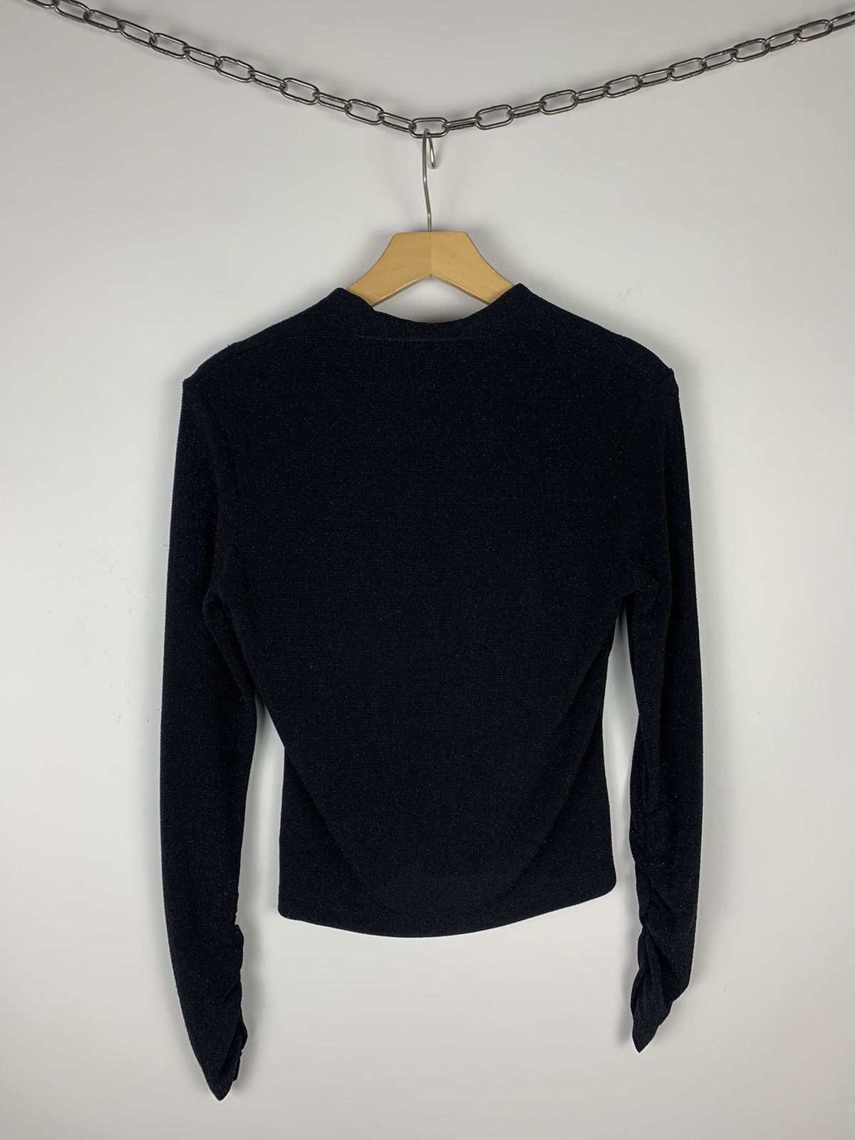 Annette Gortz Anette Gortz Long Sleeve T-Shirt Top Black Size S Y2K Size S / US 4 / IT 40 - 9 Thumbnail