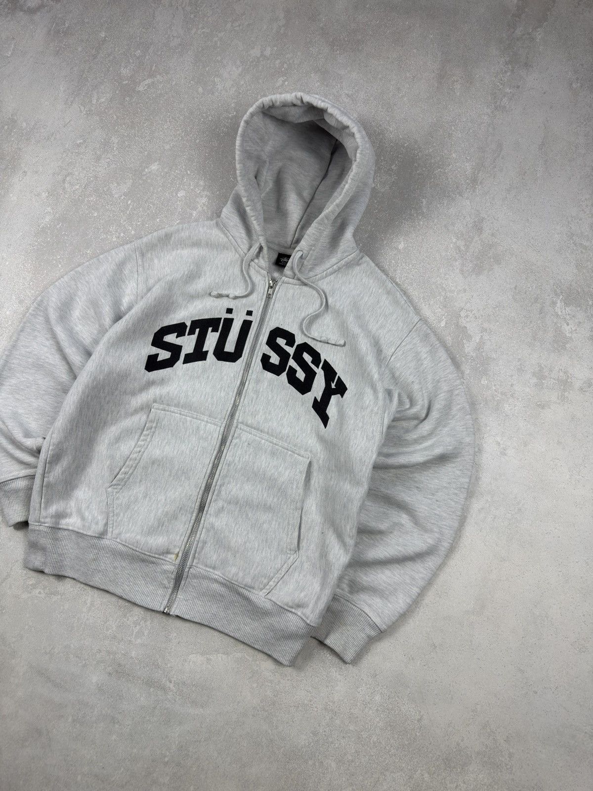 Stussy Vintage Stussy Zip Hoodie Block Sport Big Logo Skate Y2K Size US S / EU 44-46 / 1 - 3 Thumbnail