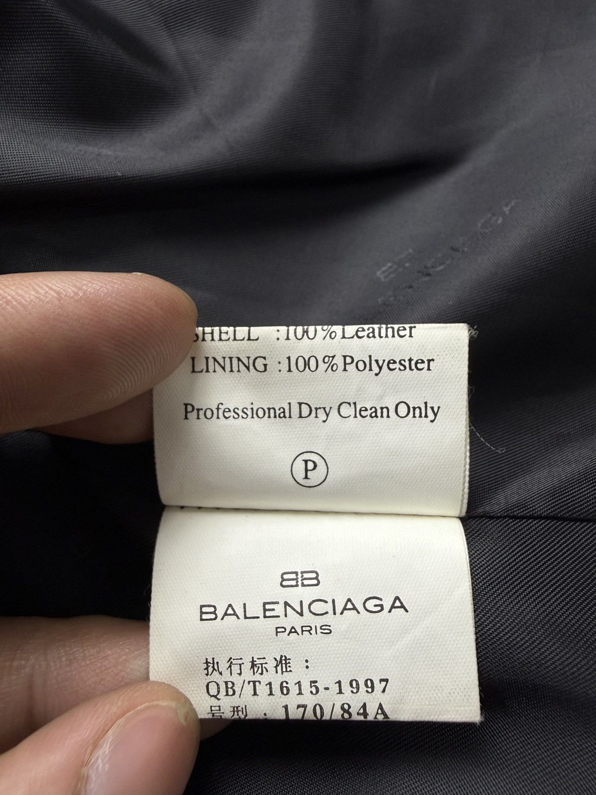 Balenciaga Vintage Balenciaga Zip Up Leather Jacket Size US M / EU 48-50 / 2 - 14 Thumbnail