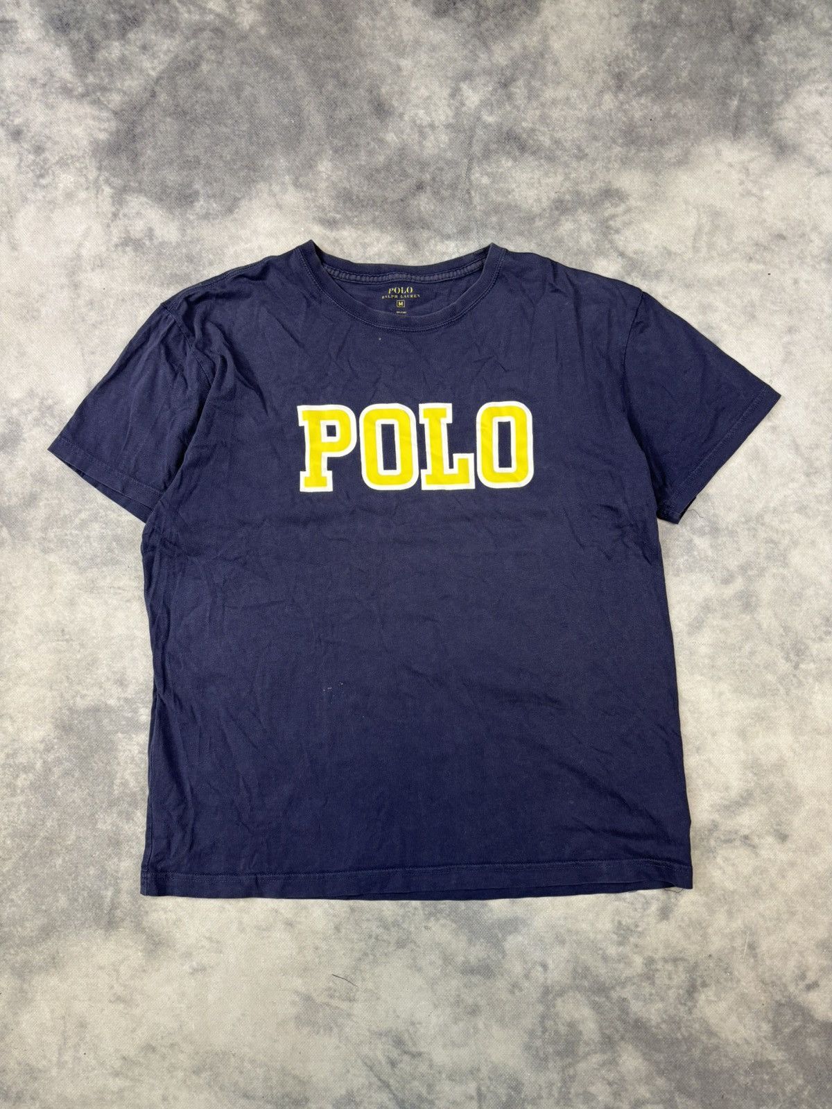Polo Ralph Lauren × Vintage Vintage Polo Ralph Lauren Tshirt Big Logo old money designer Size US M / EU 48-50 / 2 - 1 Thumbnail