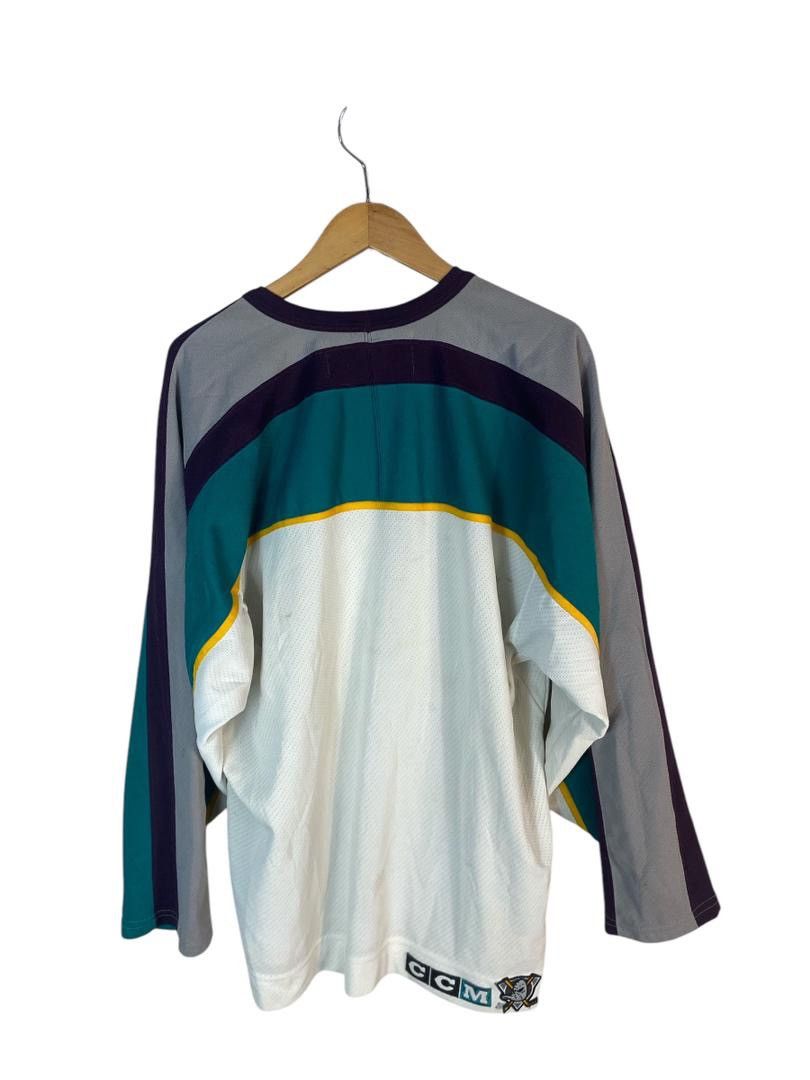 Ccm × NHL × Vintage Vintage mighty ducks hockey ice jersey with patches by ccm Size US M / EU 48-50 / 2 - 3 Thumbnail