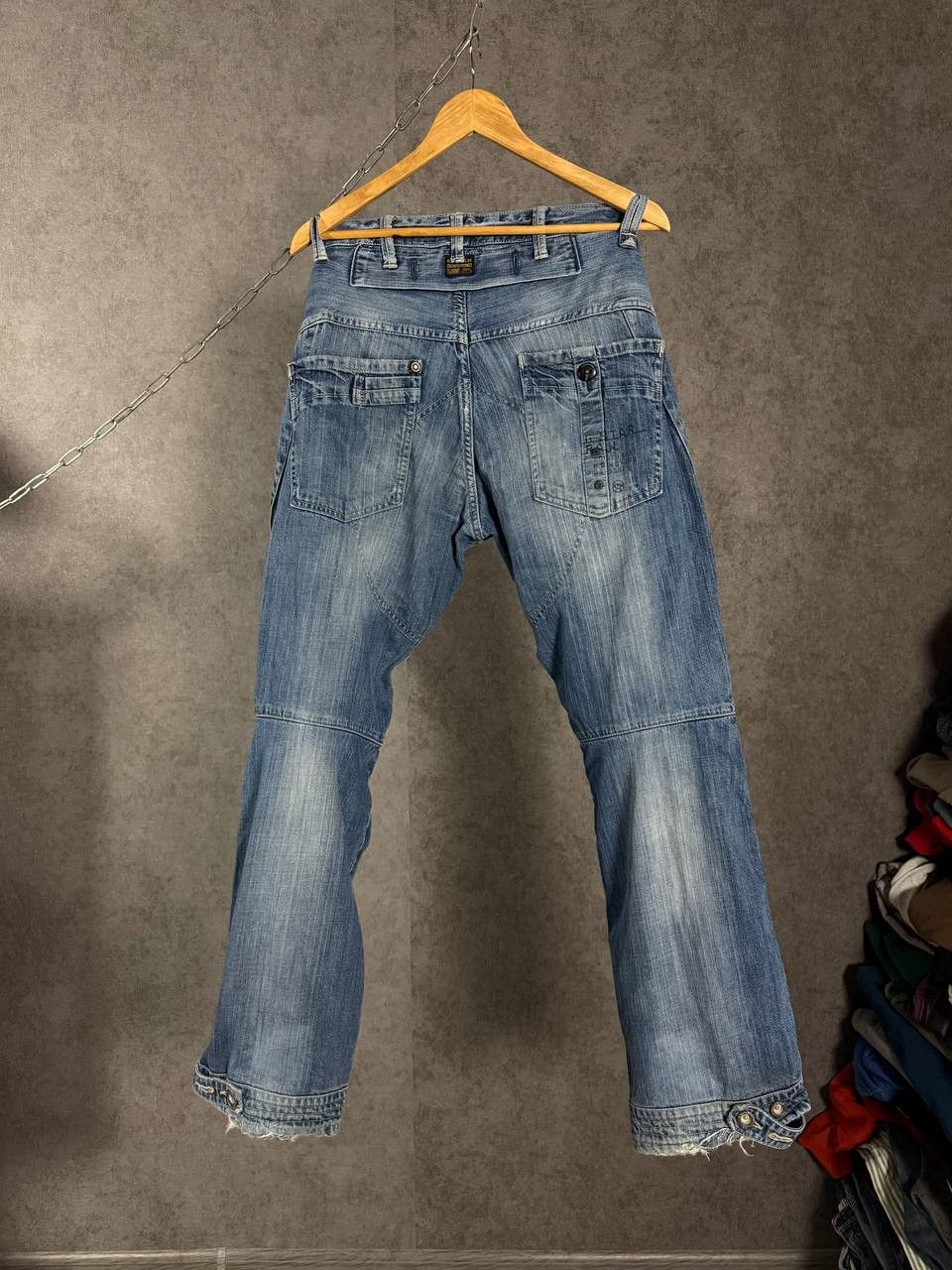 G-Star G Star Raw vintage designer biker jeans Size US 32 / EU 48 - 7 Thumbnail