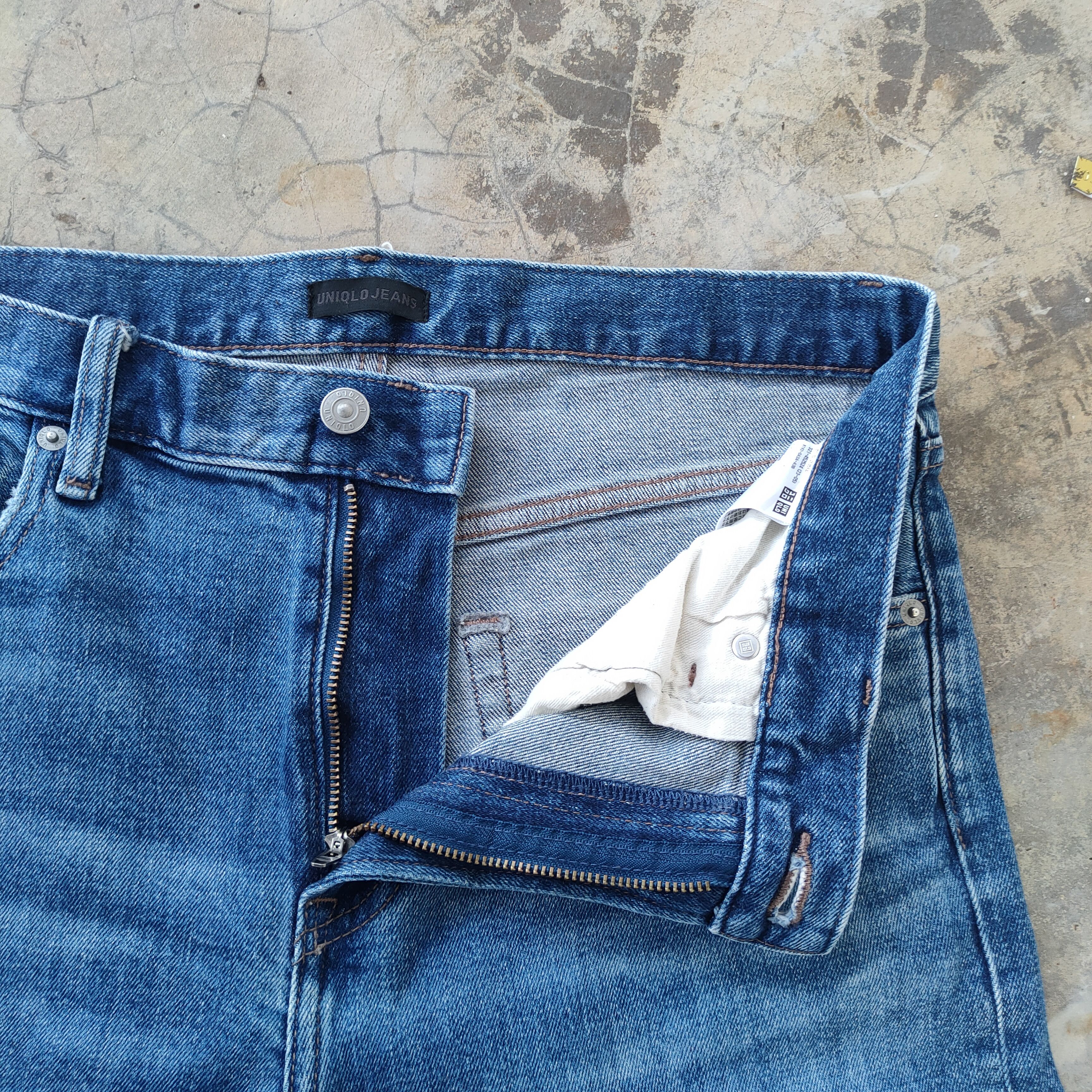 Japanese Brand W32 VINTAGE JAPANESE SKINNY FADED DISTRESSED JEANS PANTS Size US 32 / EU 48 - 8 Thumbnail