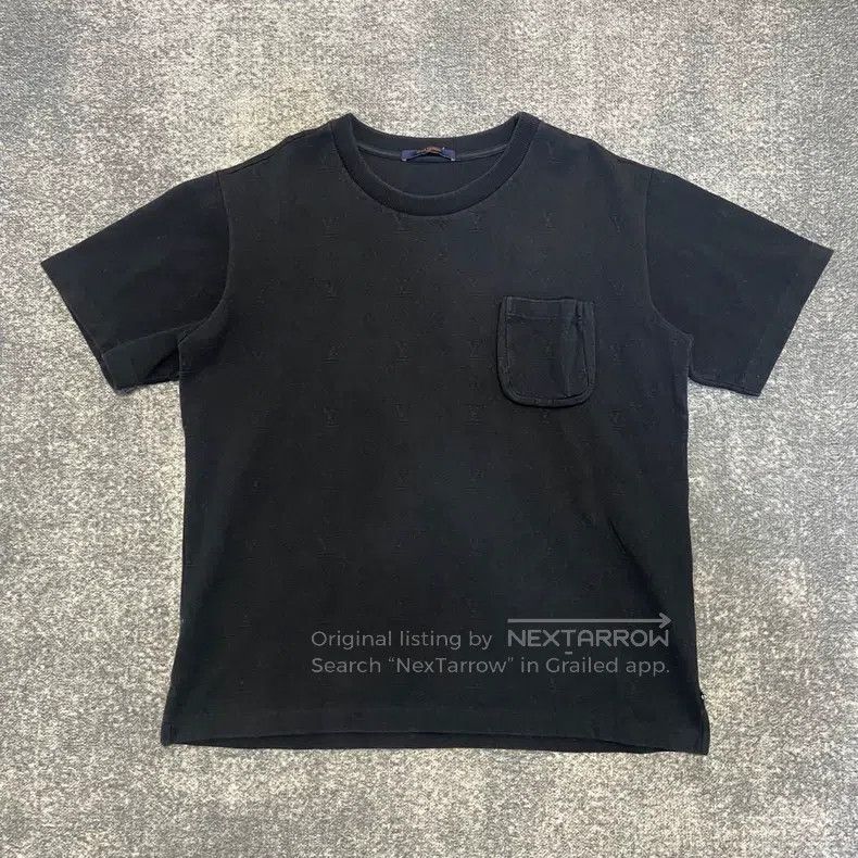 Louis Vuitton Louis Vuitton Black pocket dark print full print short sle Size US XXL / EU 58 / 5 - 1 Thumbnail