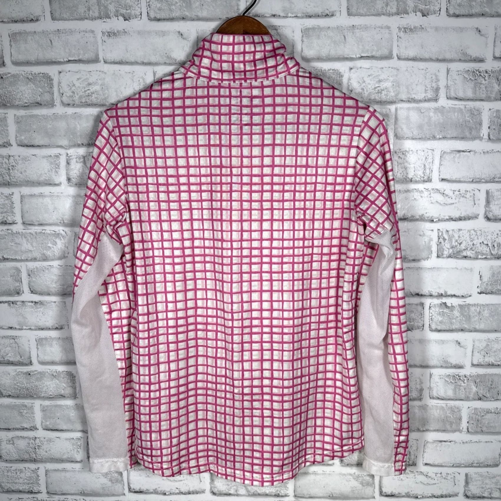 Pinko San Soleil golf Pullover Pink Polyester Half Zip Womens Size M Size M / US 6-8 / IT 42-44 - 4 Thumbnail