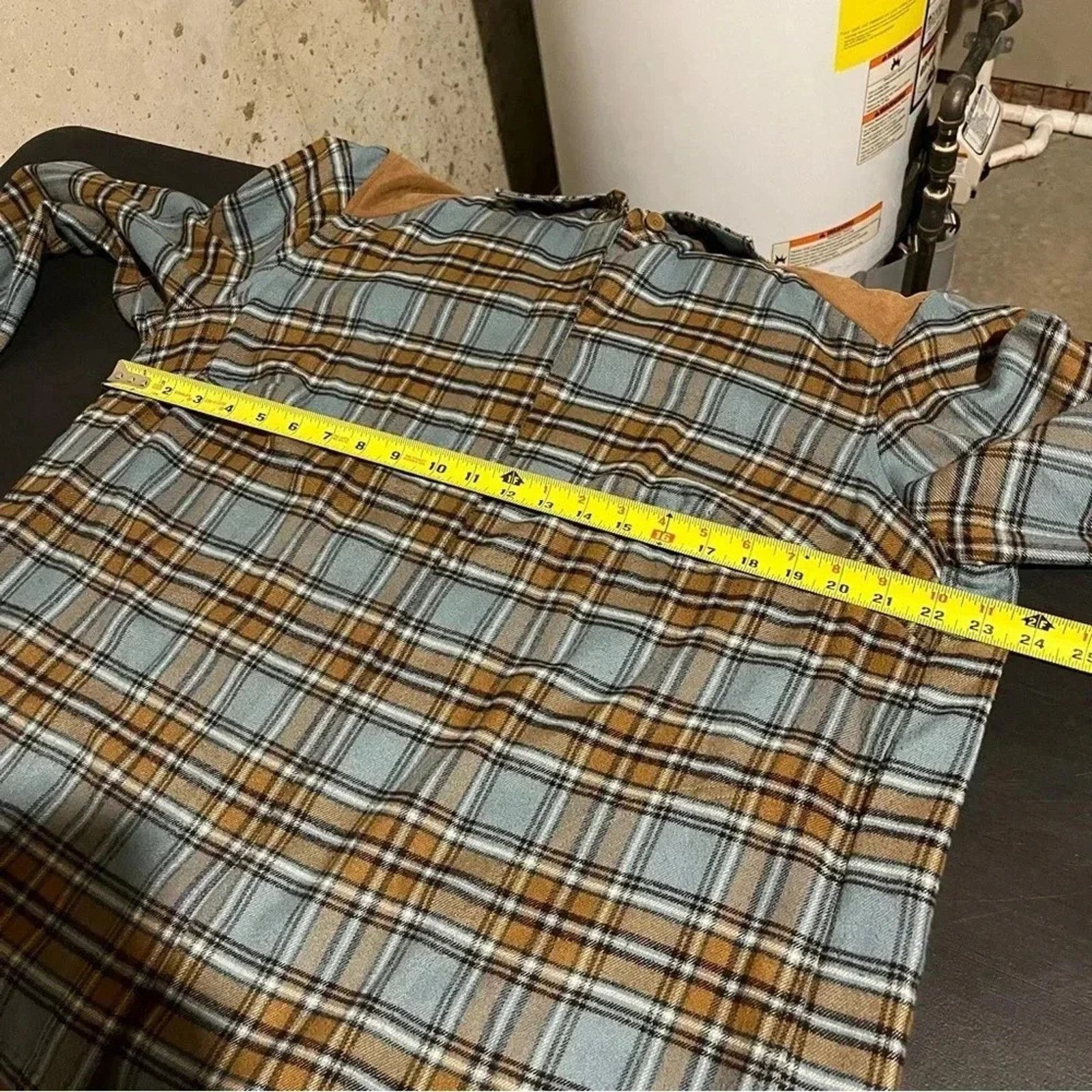 Other Norton Mcnaughton Size 1X Western Plaid Flannel Shirt Jacket Size XL / US 12-14 / IT 48-50 - 6 Thumbnail