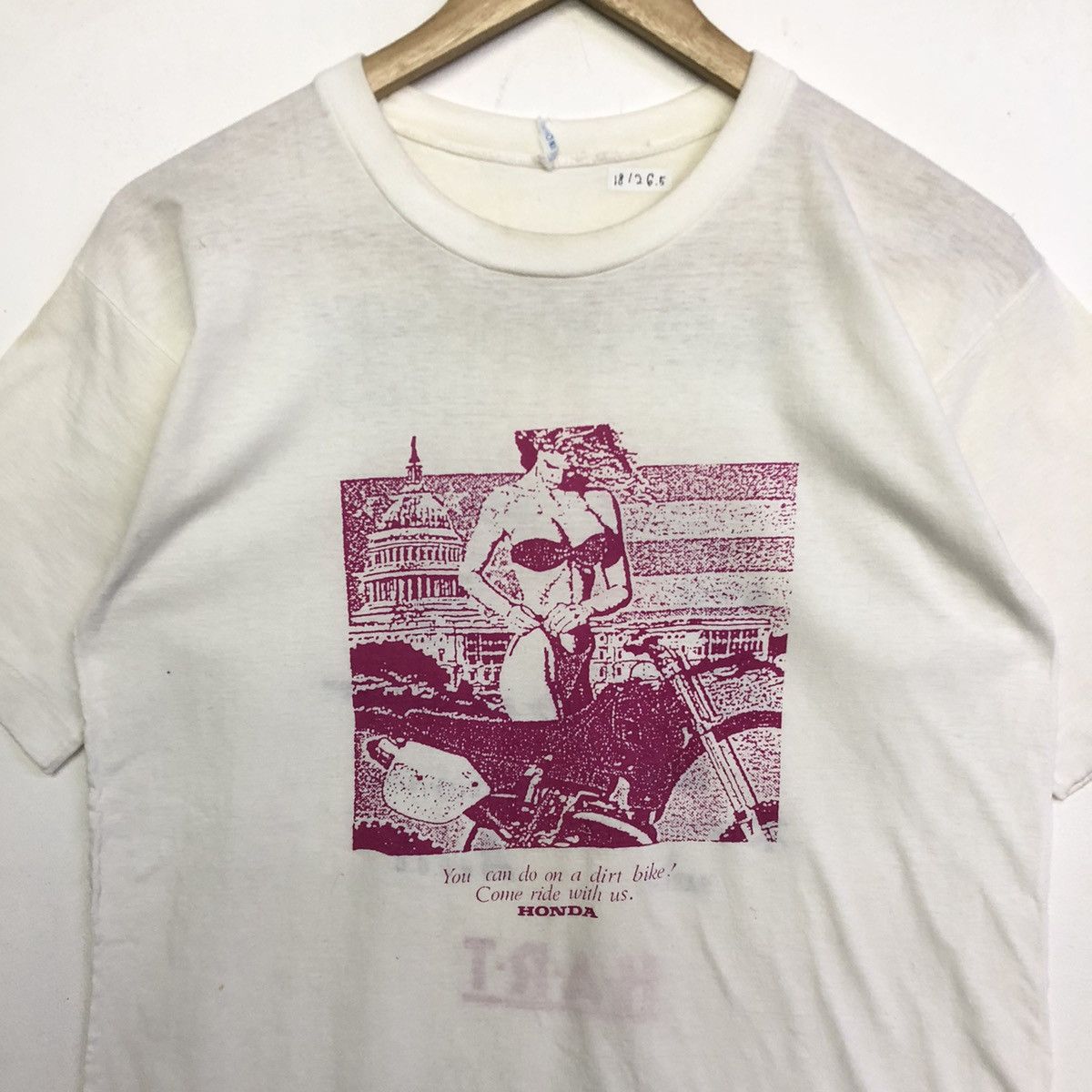 Honda × Vintage Vintage Honda Dirt Bike HART Enduro In Bihoku Tshirt Size US L / EU 52-54 / 3 - 3 Thumbnail