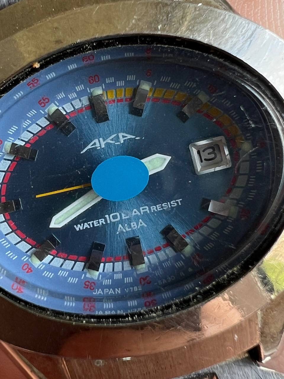 Seiko Rare Vintage AKA ALBA by Seiko Silver Chrome Steel Watch 90s Size ONE SIZE - 4 Thumbnail