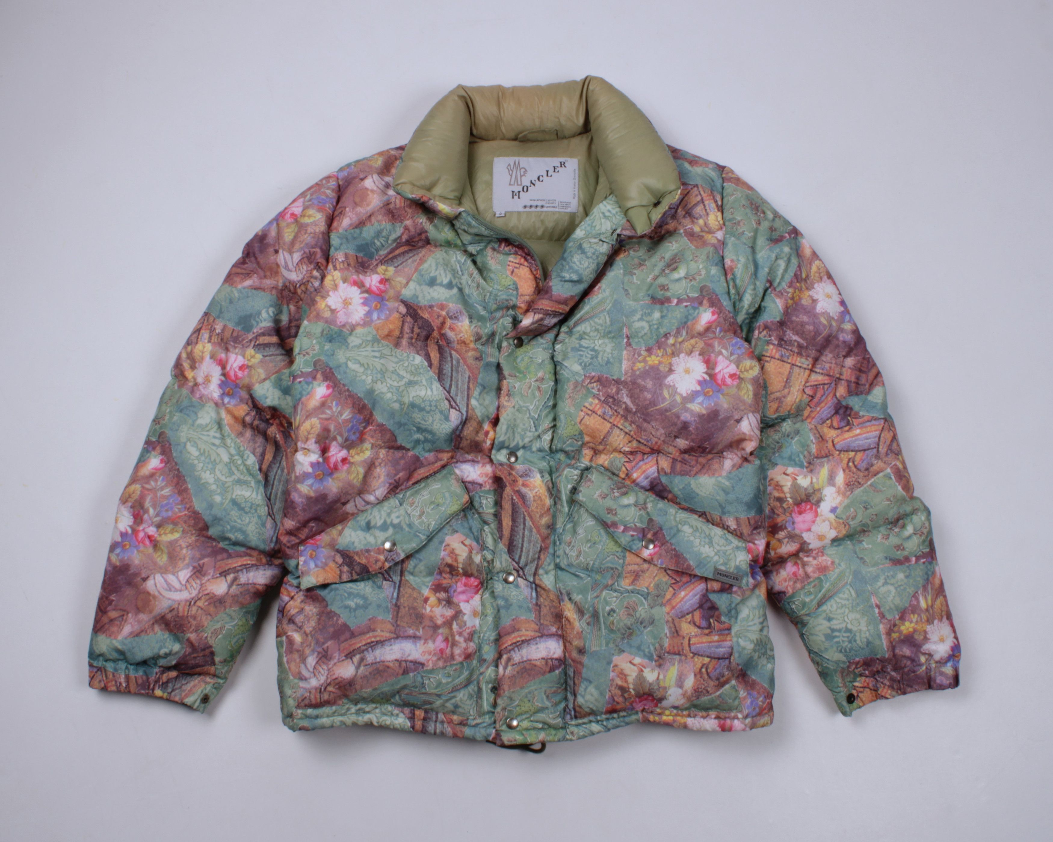 Moncler Moncler Grenoble Vintage Down Floral Jacket Ski sz 3 Size US L / EU 52-54 / 3 - 1 Thumbnail