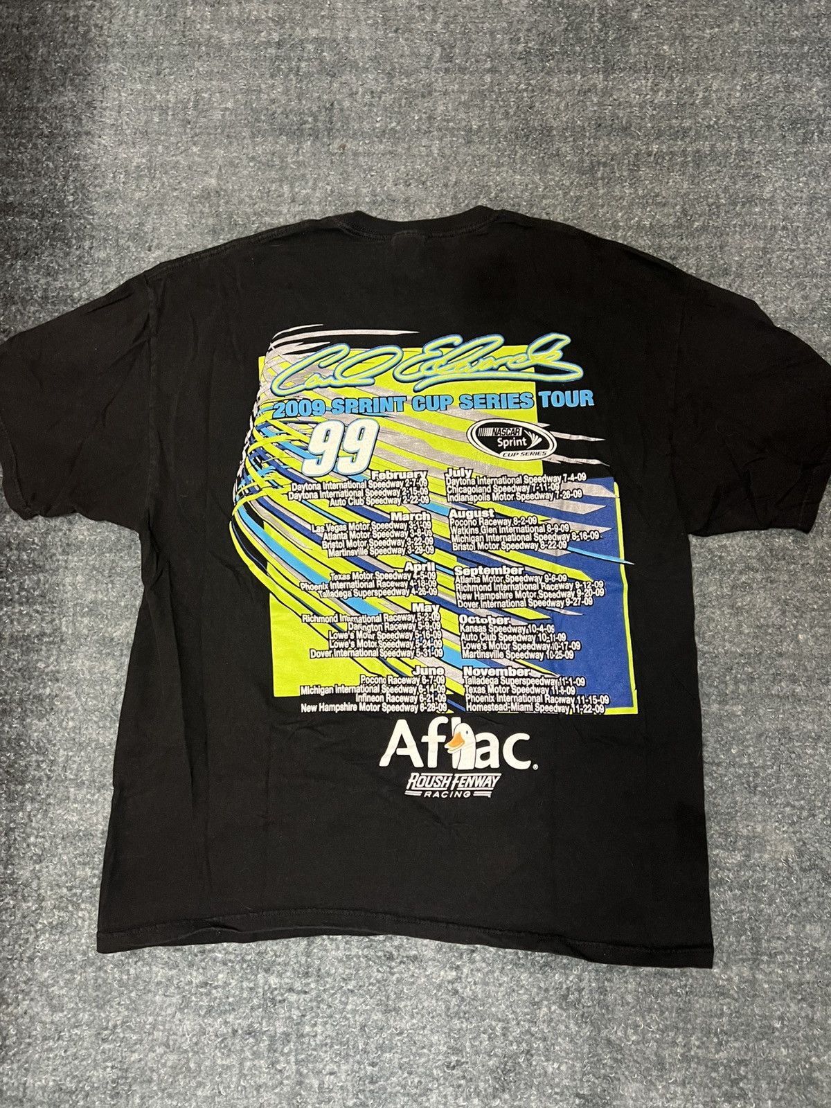 Japanese Brand × NASCAR × Vintage Vintage Carl Edward’s NASCAR T-shirt Size US XL / EU 56 / 4 - 3 Thumbnail