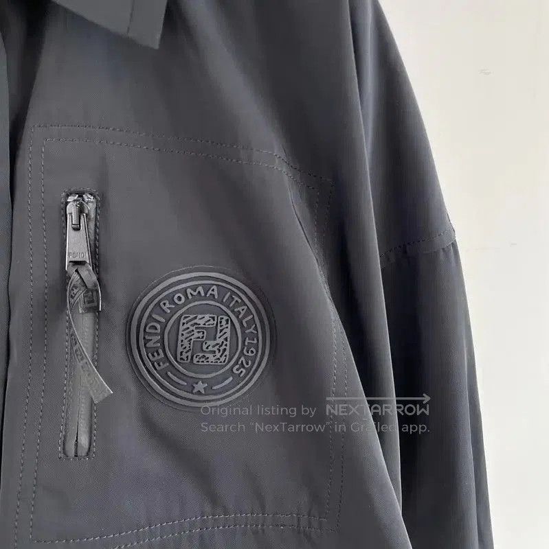 Fendi Fendi Black Logo Women's Jacket . Size M / US 6-8 / IT 42-44 - 4 Thumbnail