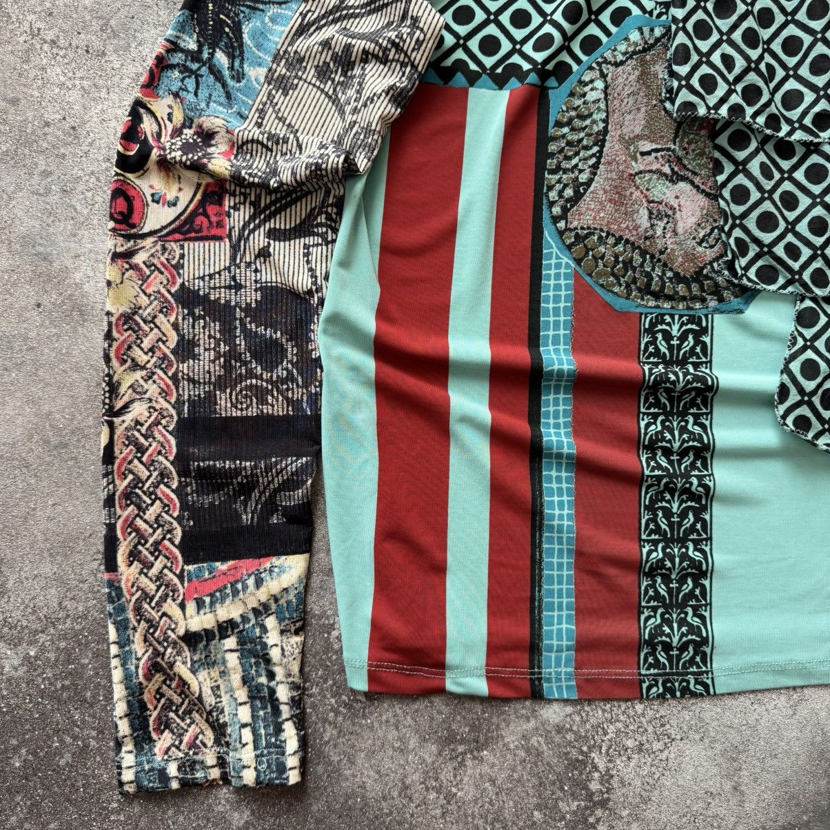 20471120 Save the Queen Y2K Crazy Blouse (Jean Paul Gaultier Style) Size XL / US 12-14 / IT 48-50 - 7 Thumbnail