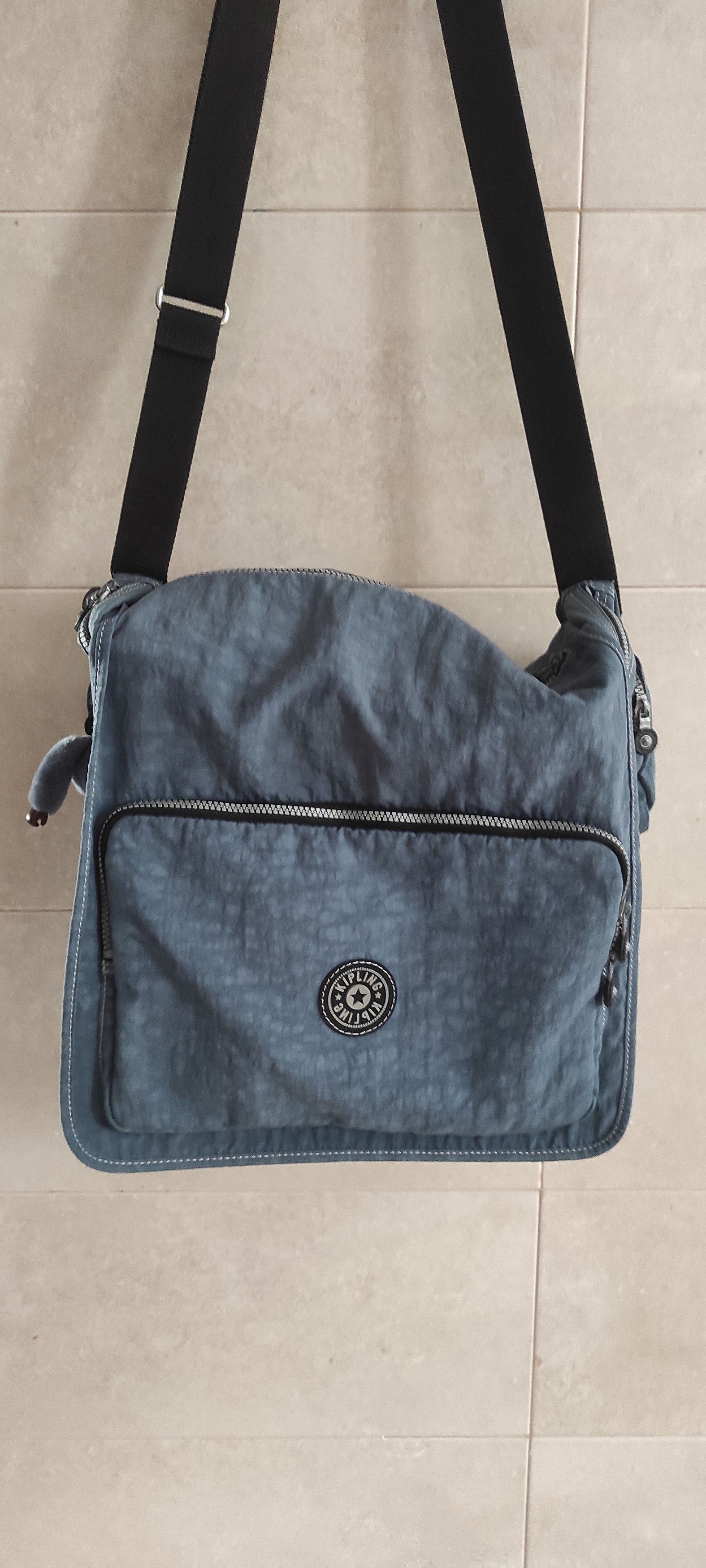 Japanese Brand Kipling Messenger Blue Nylon Crossbody Expandable Bag Size ONE SIZE - 17 Thumbnail