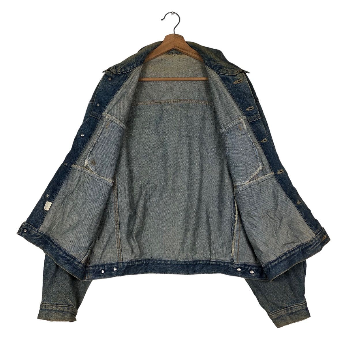 Japanese Brand 🔥Vintage Trucker Denim Jacket Biker Japan Issey Miyake Size US M / EU 48-50 / 2 - 13 Thumbnail