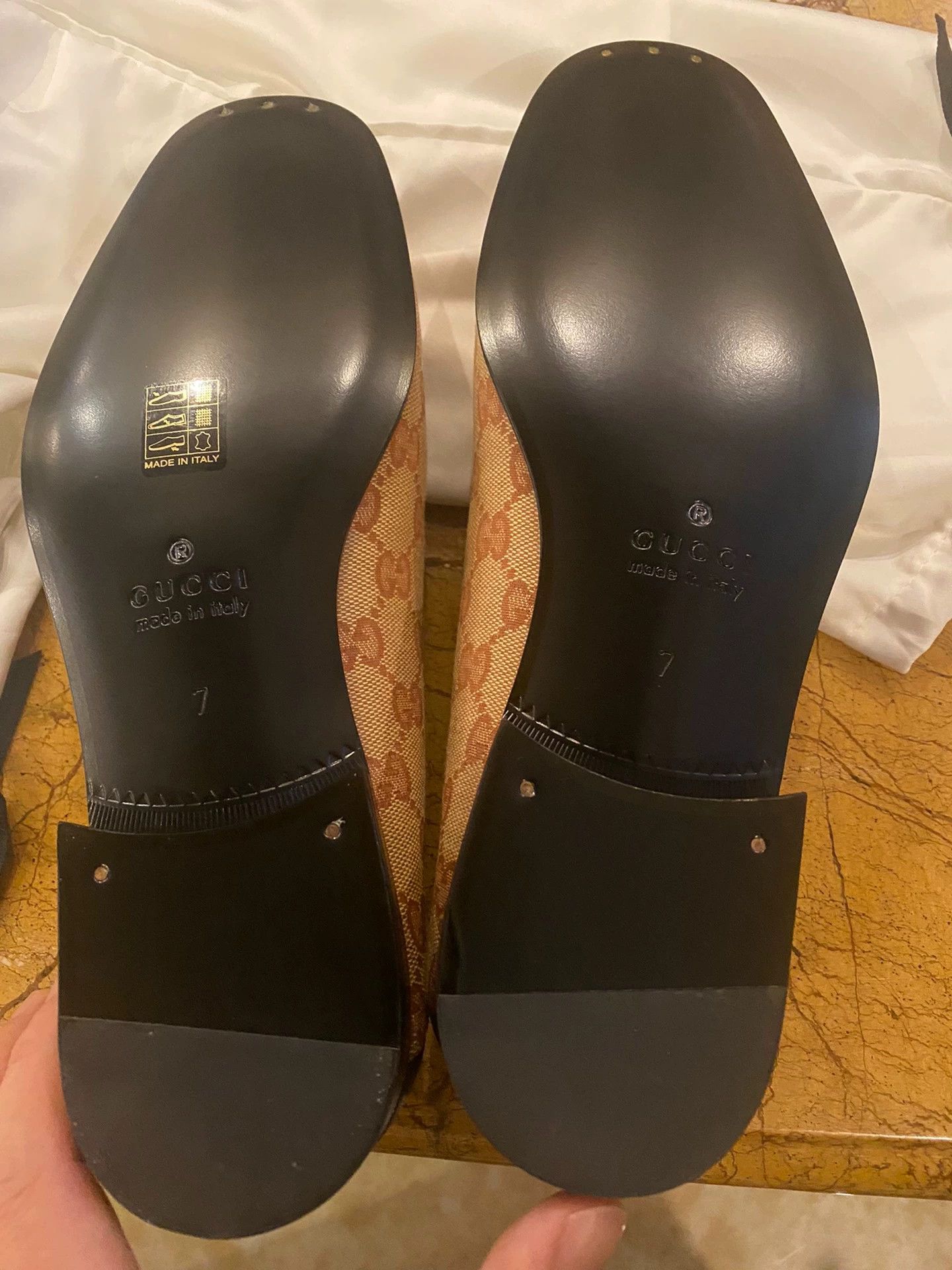 Gucci Gucci Classic GG Monogram Backless Slip-on Loafer US 7 Italy Size US 7 / EU 40 - 7 Thumbnail